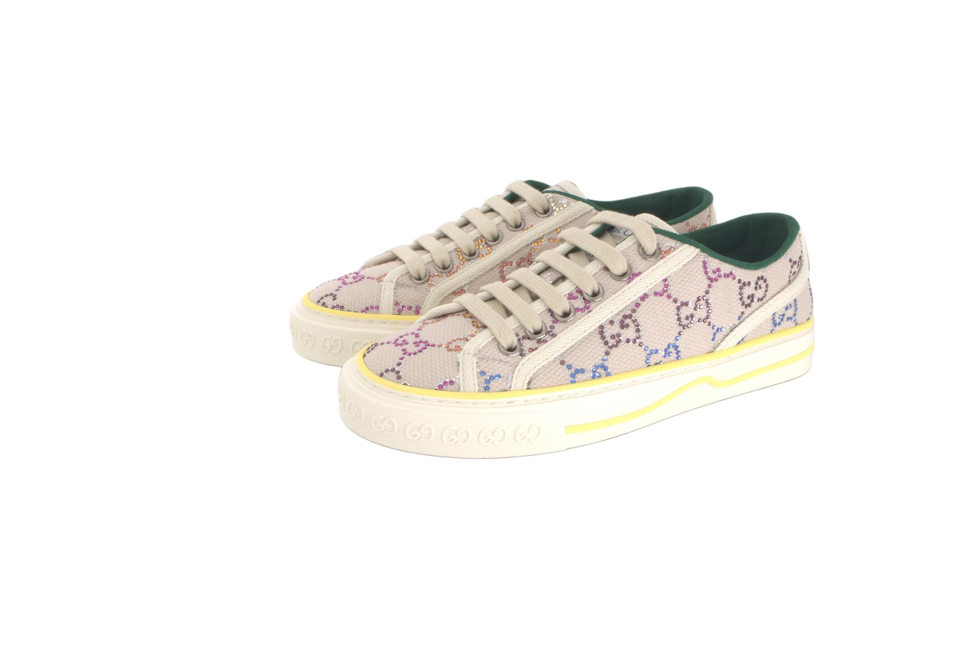 Кеды Gucci Tennis 1977 Silver White - изображение 3
