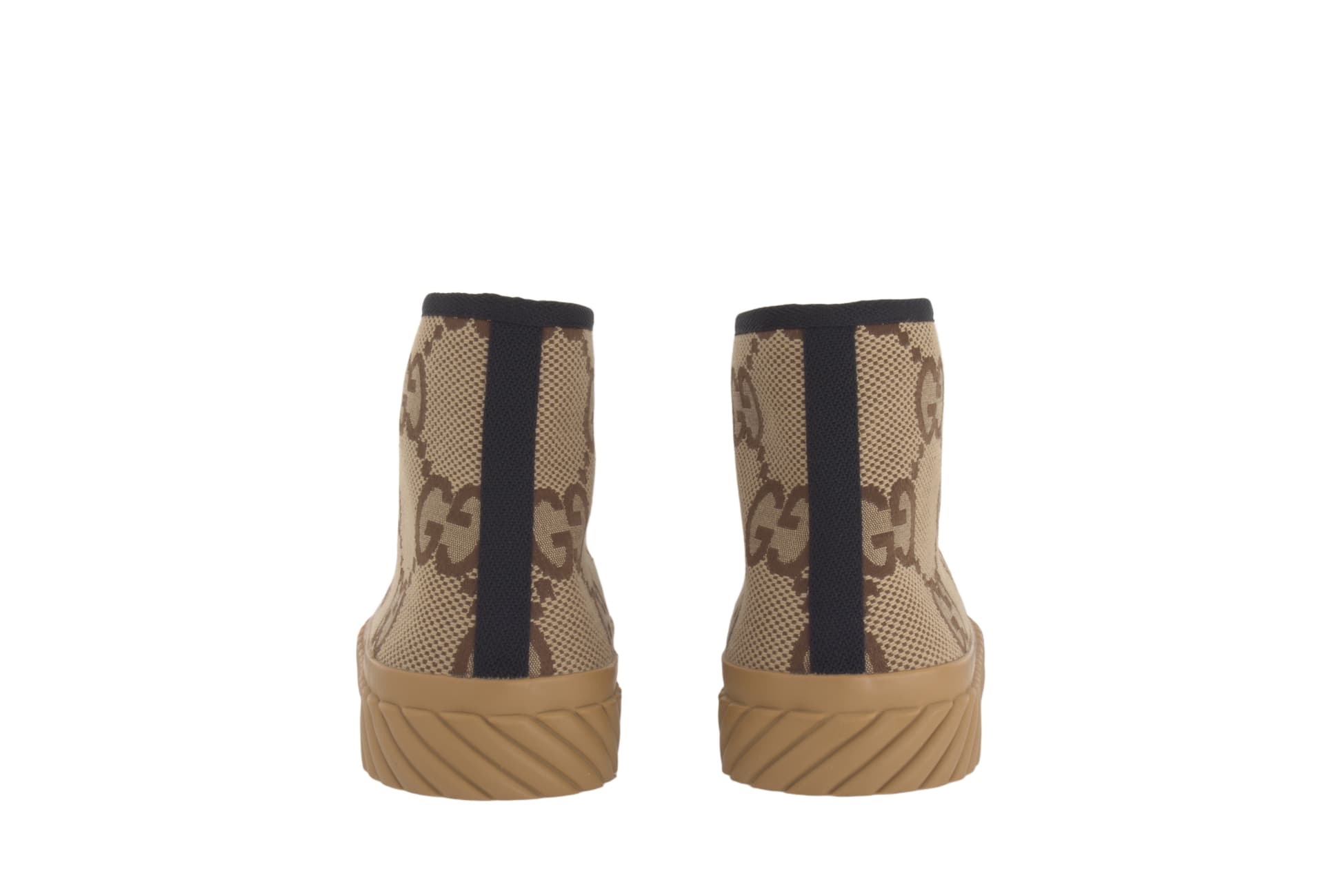 Кеды Gucci High-Top Sneakers Camel - изображение 5