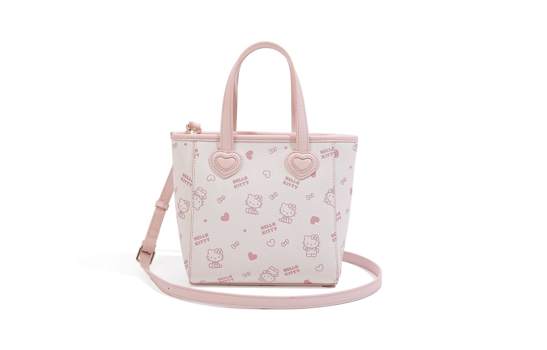 Сумка Sanrio Hello Kitty PU (полиуретан) Сумка Большая Женская Розовая Белая - изображение 4