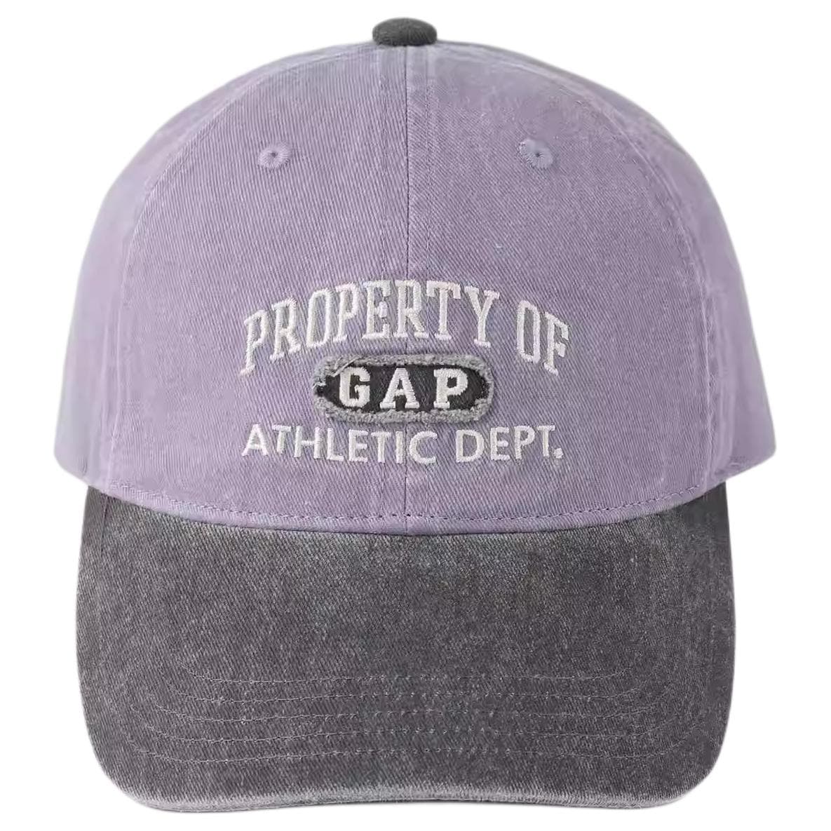 Кепка GAP Хлопковые кепки унисекс Светло-фиолетовый Серый-синий - изображение 5