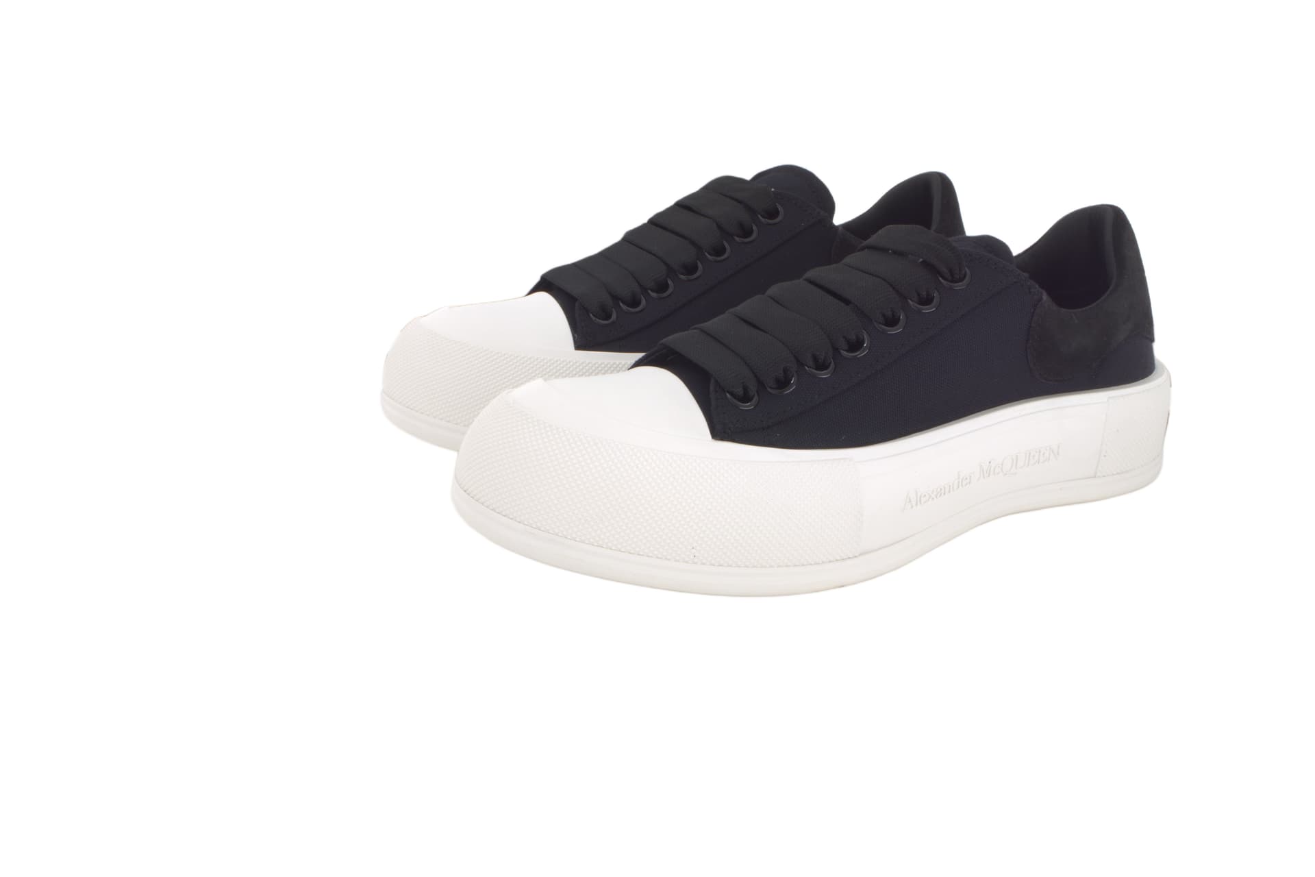 Кеды Alexander McQueen Deck Plimsoll Black - изображение 3