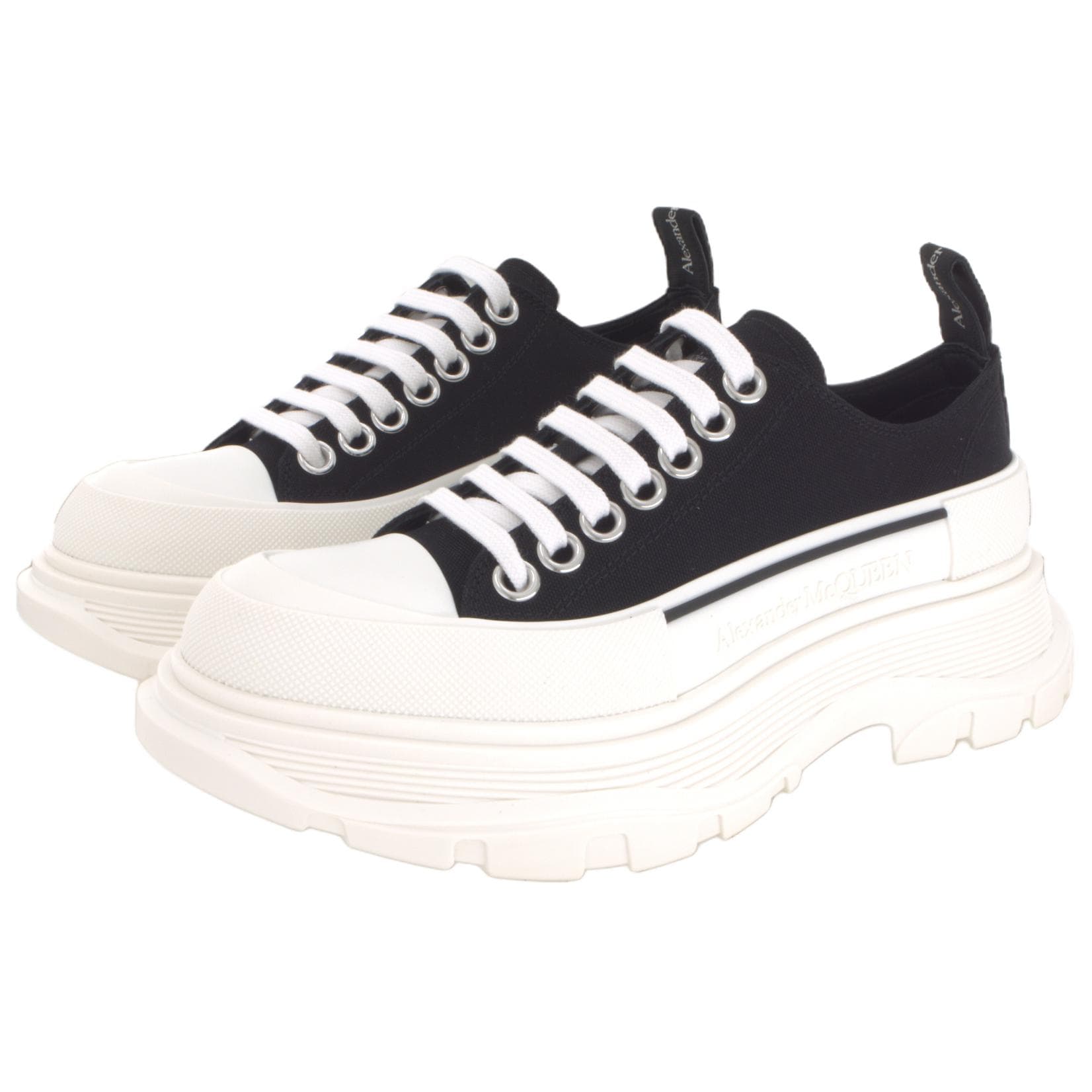 Кроссовки Alexander McQueen Ankle Boots White Black - изображение 3