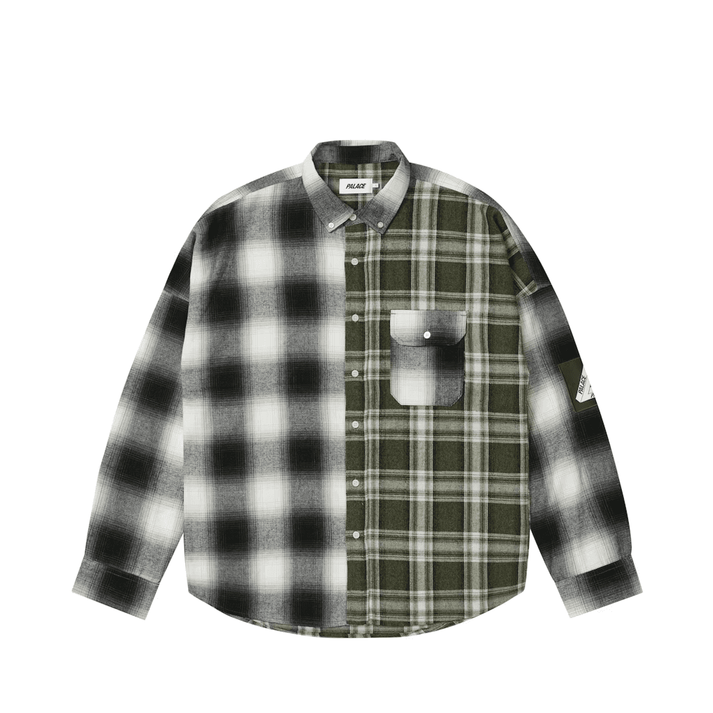 Рубашка PALACE 2026 Spring Collection SS26 Пятнистая Фланельная Рубашка Унисекс - изображение 1