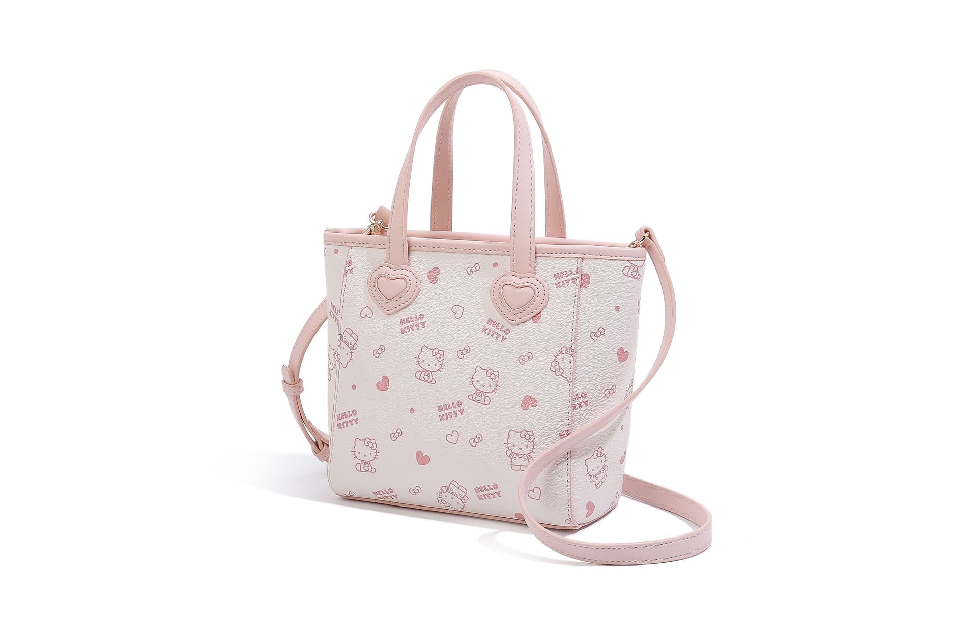 Сумка Sanrio Hello Kitty PU (полиуретан) Сумка Большая Женская Розовая Белая - изображение 6