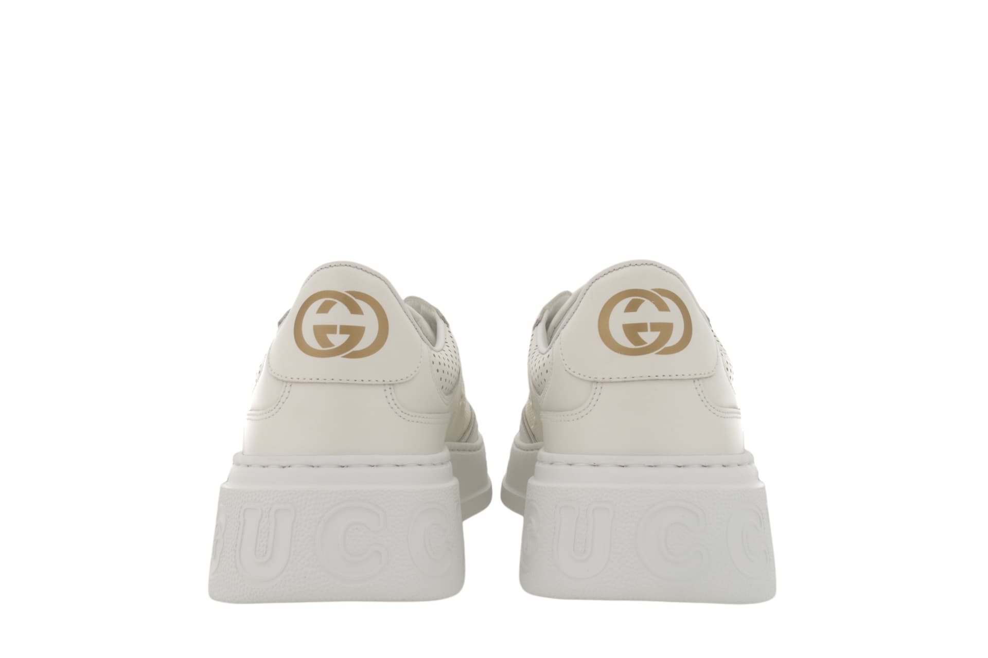 Кроссовки Gucci GG Embossed Sneakers White - изображение 5