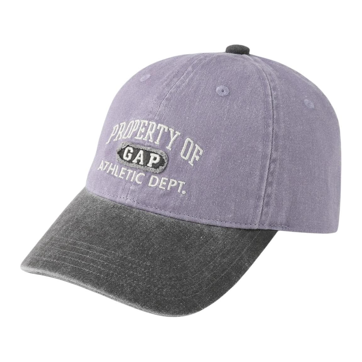 Кепка GAP Хлопковые кепки унисекс Светло-фиолетовый Серый-синий - изображение 4