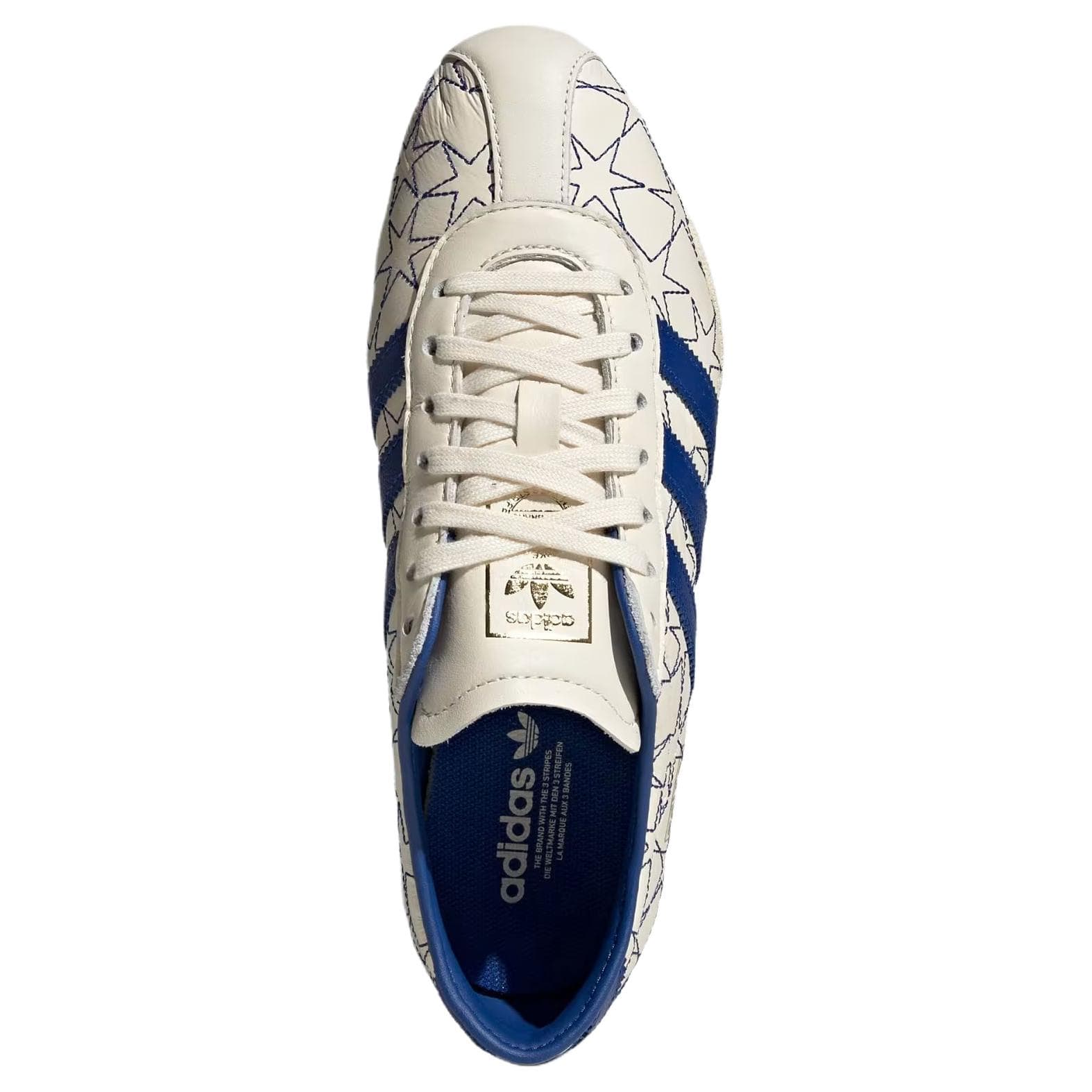 Кроссовки Adidas Originals Tokyo Повседневная обувь Женская Бежевая Синяя - изображение 3