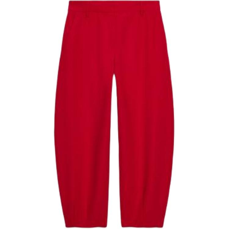 Штаны ZARA Red Women's Casual Pants ZARA Красные Женские Повседневные Брюки - изображение 1