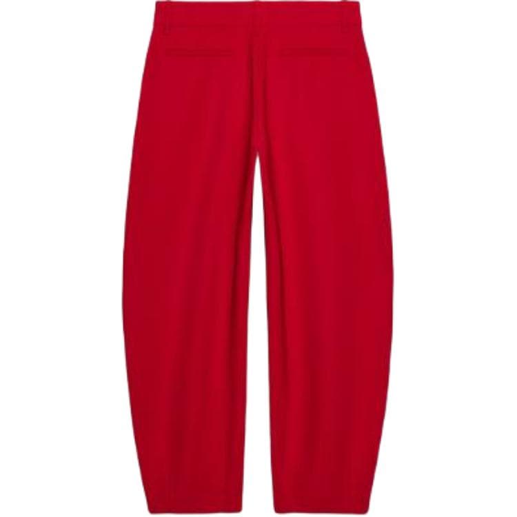 Штаны ZARA Red Women's Casual Pants ZARA Красные Женские Повседневные Брюки - изображение 2