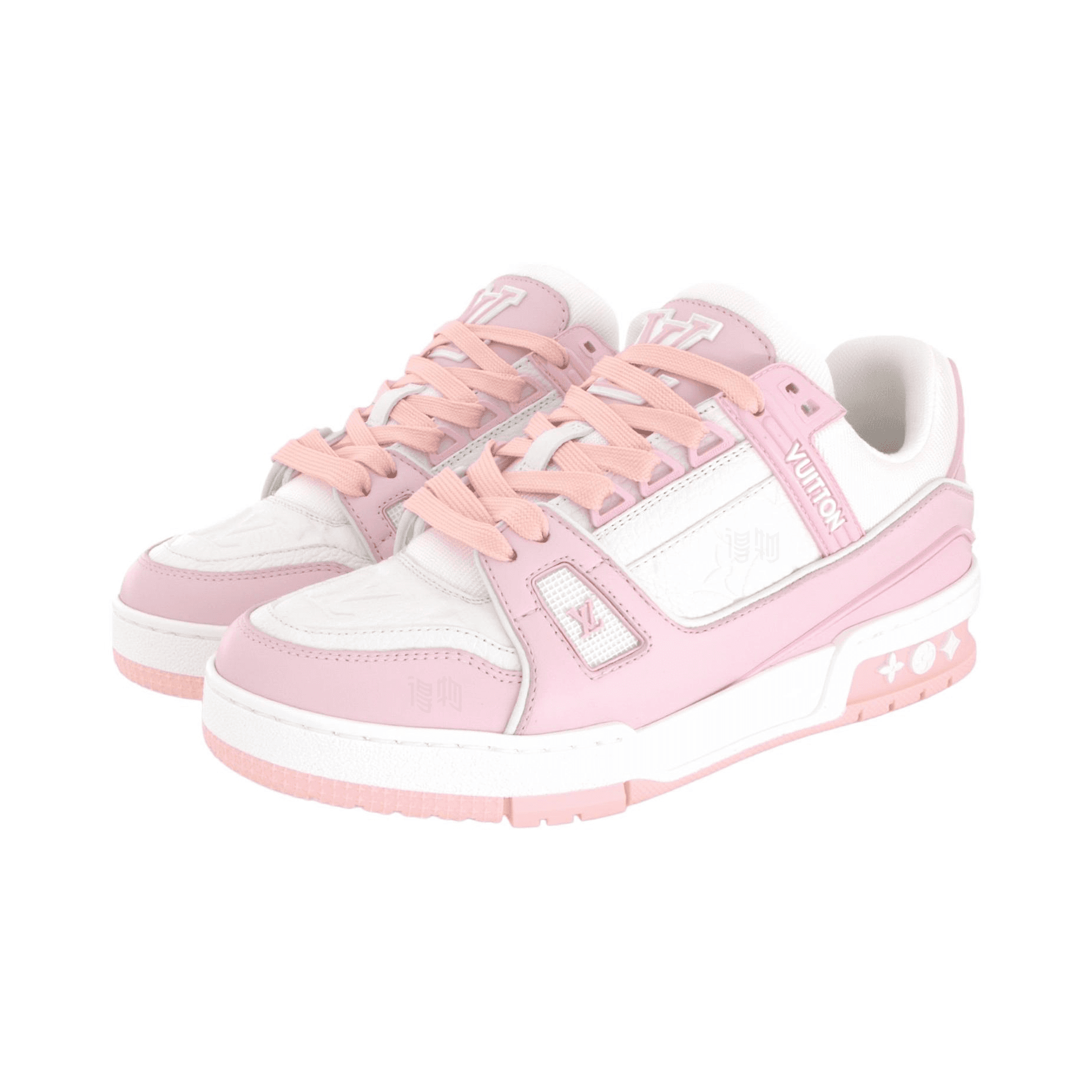 Кроссовки Louis Vuitton Trainer Rose Pink - изображение 3