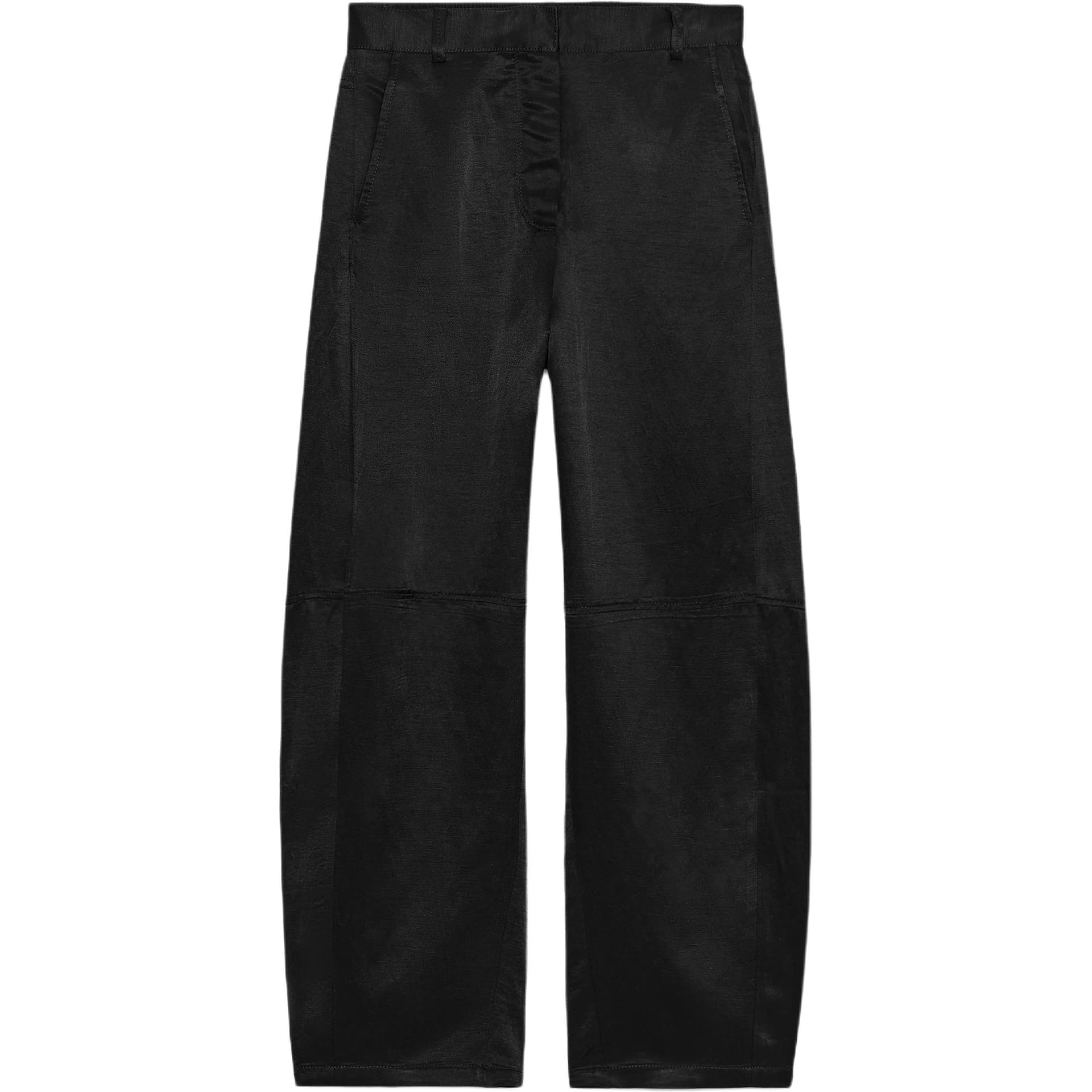 Штаны ZARA Черные Женские Повседневные Штаны - изображение 1