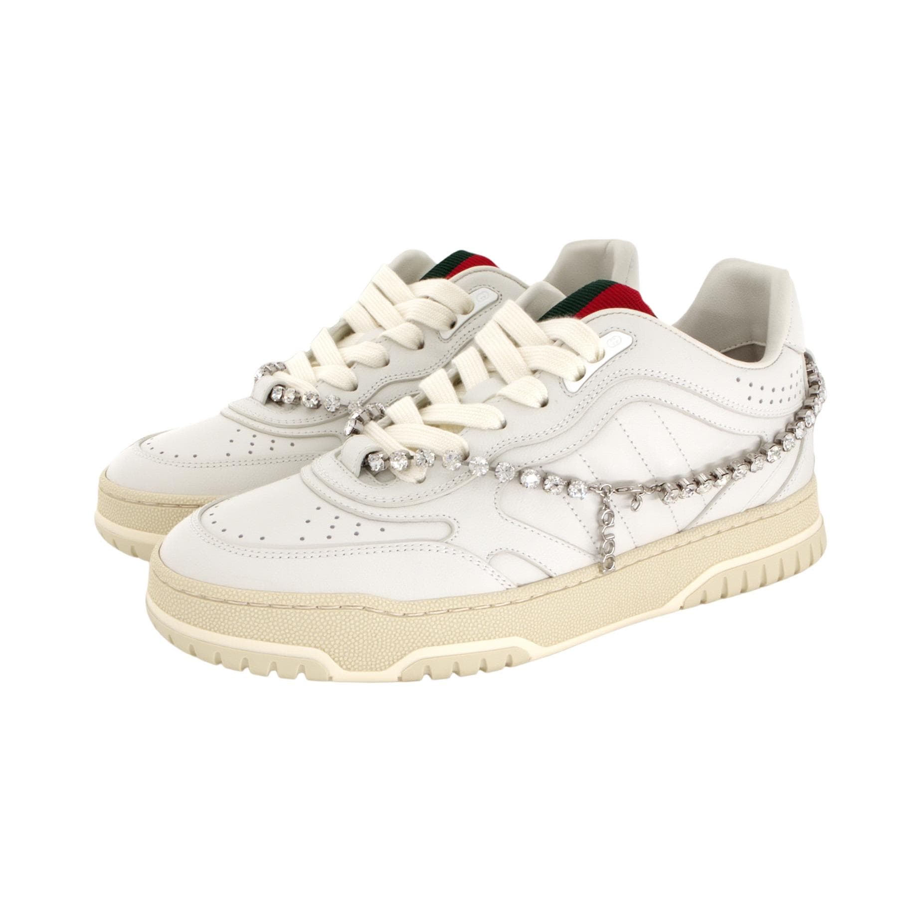 Кроссовки Gucci Re-Web White - изображение 3
