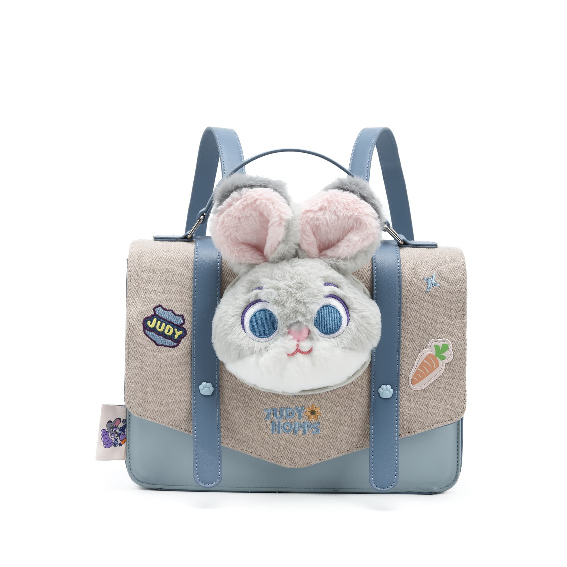 Рюкзак Disney Zootopia Ткань + Искусственная кожа Рюкзак Стандартный (Стандартный) Женский Коричневый Серый Розовый - изображение 1