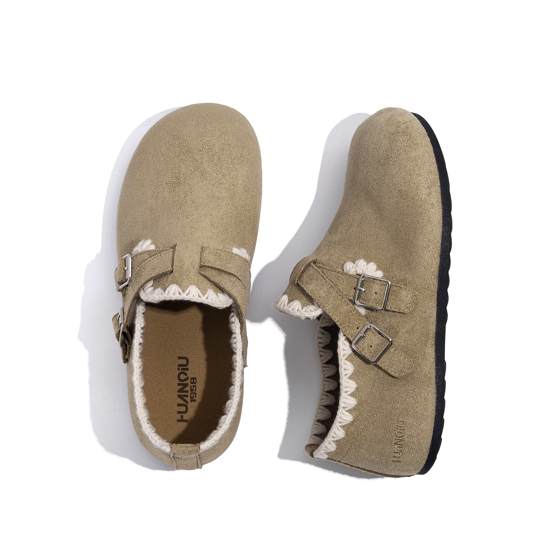 Сандалии HUANQIU ПВХ Вышивка Обувь Birkenstock Женская - изображение 5