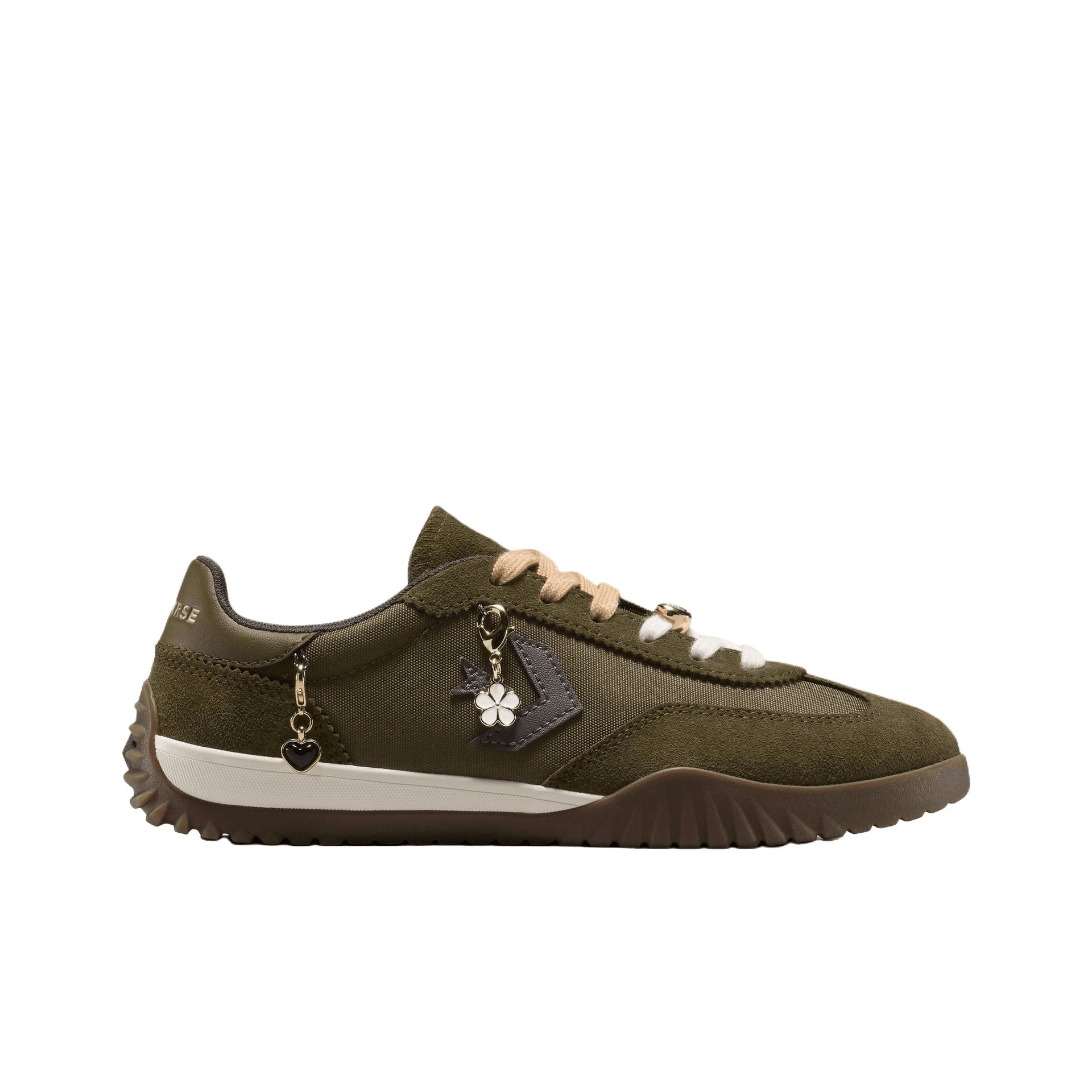 Кроссовки Converse Run Star Trainer Нейлон Charms Удобные универсальные Лоу-топы Повседневная обувь Унисекс Оливково-зеленый - изображение 2