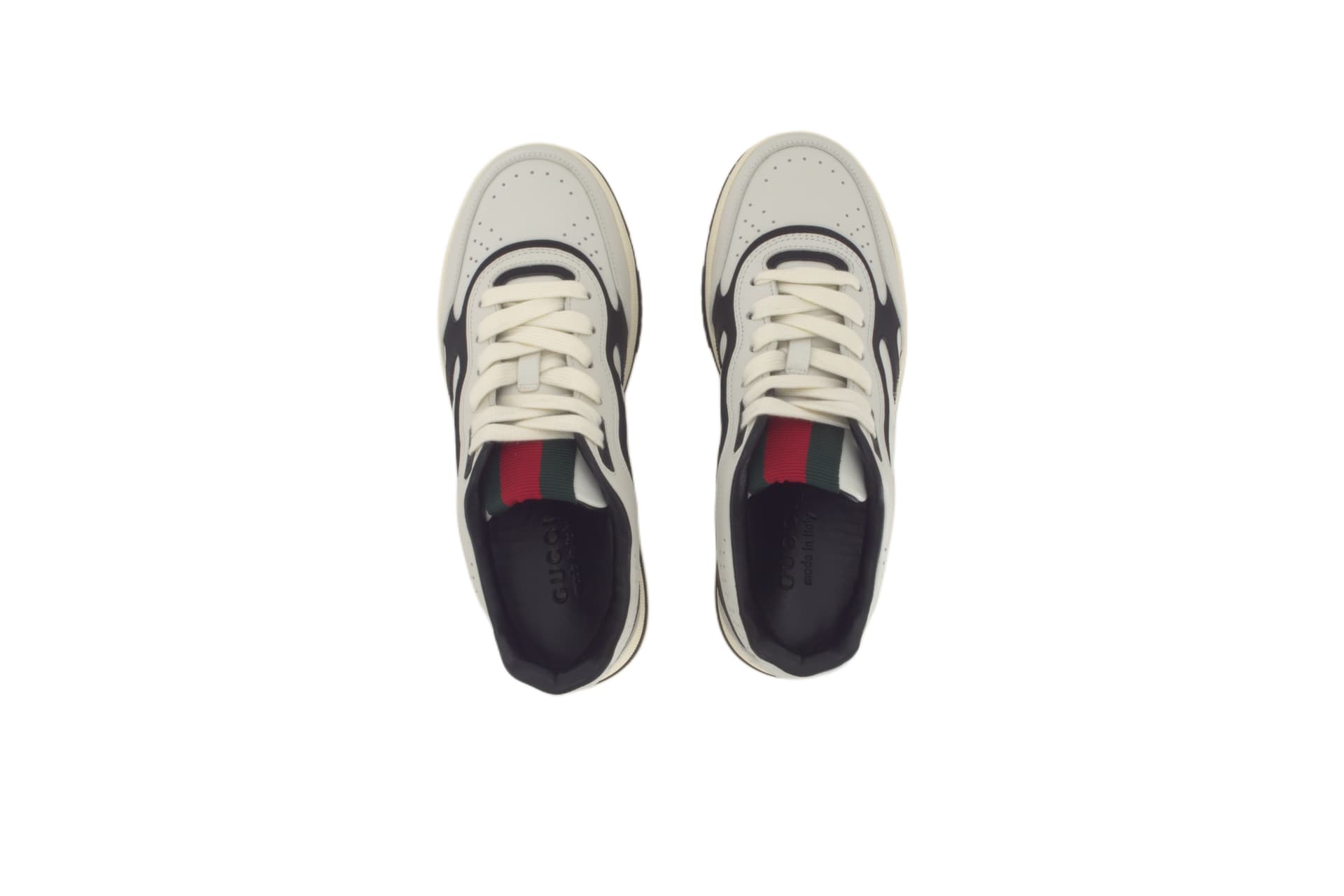 Кроссовки Gucci Leather Sneakers White - изображение 4
