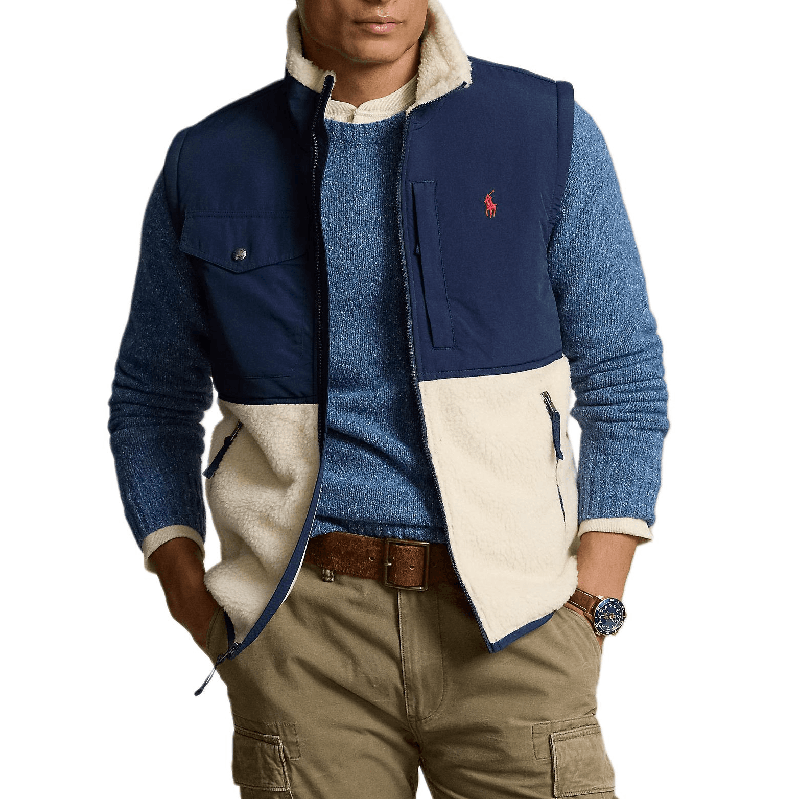 Жилет Polo Ralph Lauren Мужской жилет синий - изображение 2