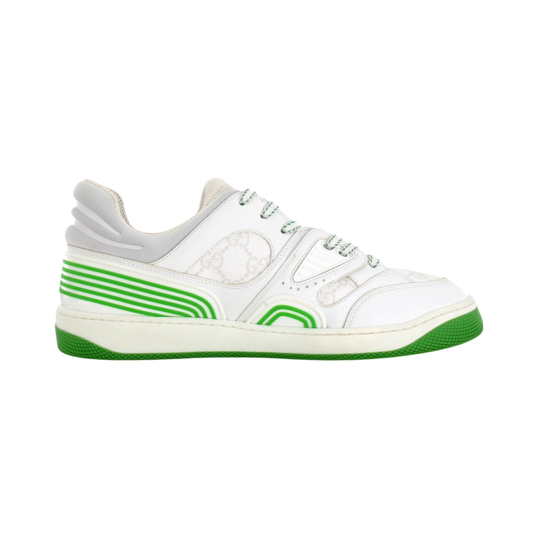Кроссовки Gucci Basket Low White Green - изображение 2