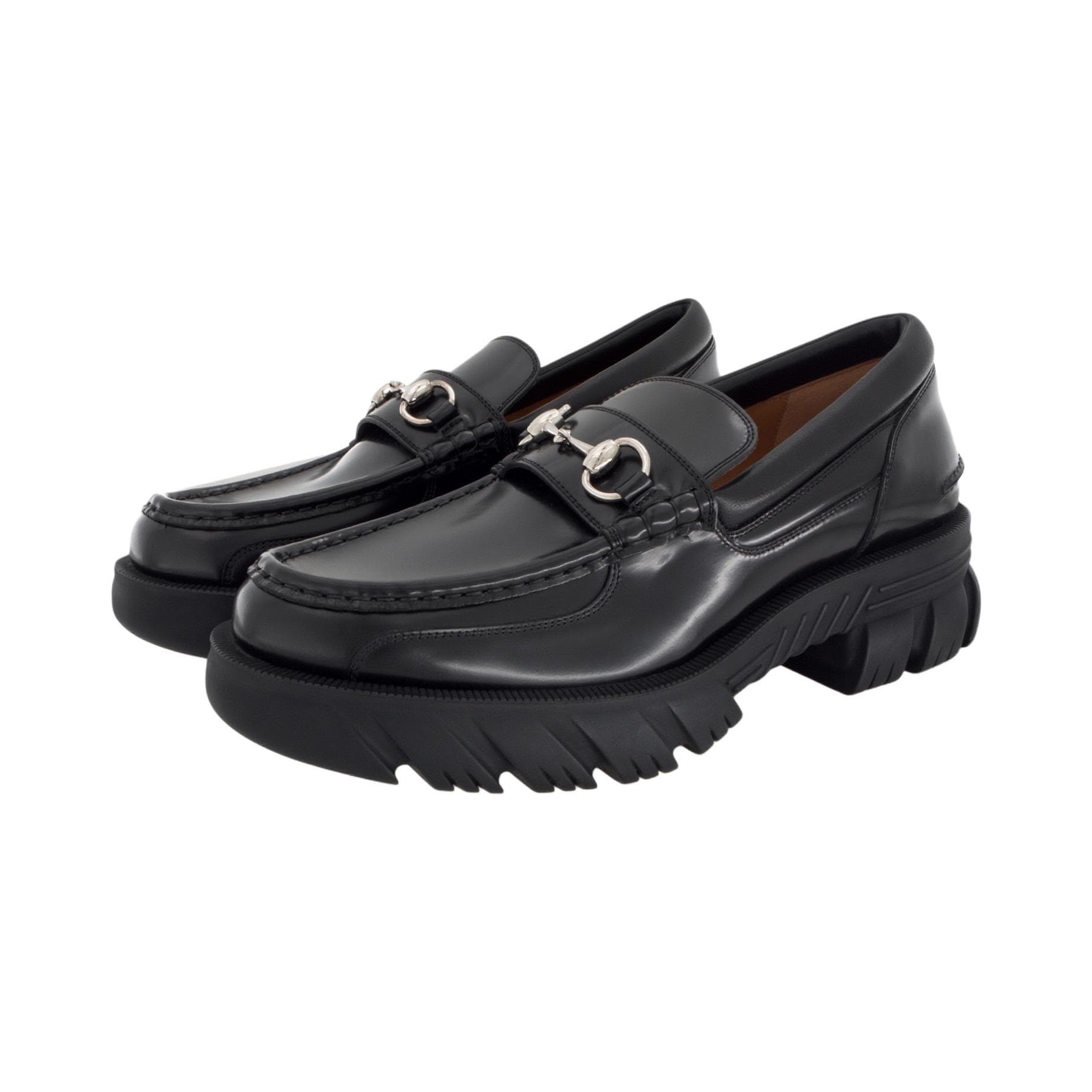 Лоферы Gucci Horsebit Loafer Black - изображение 3