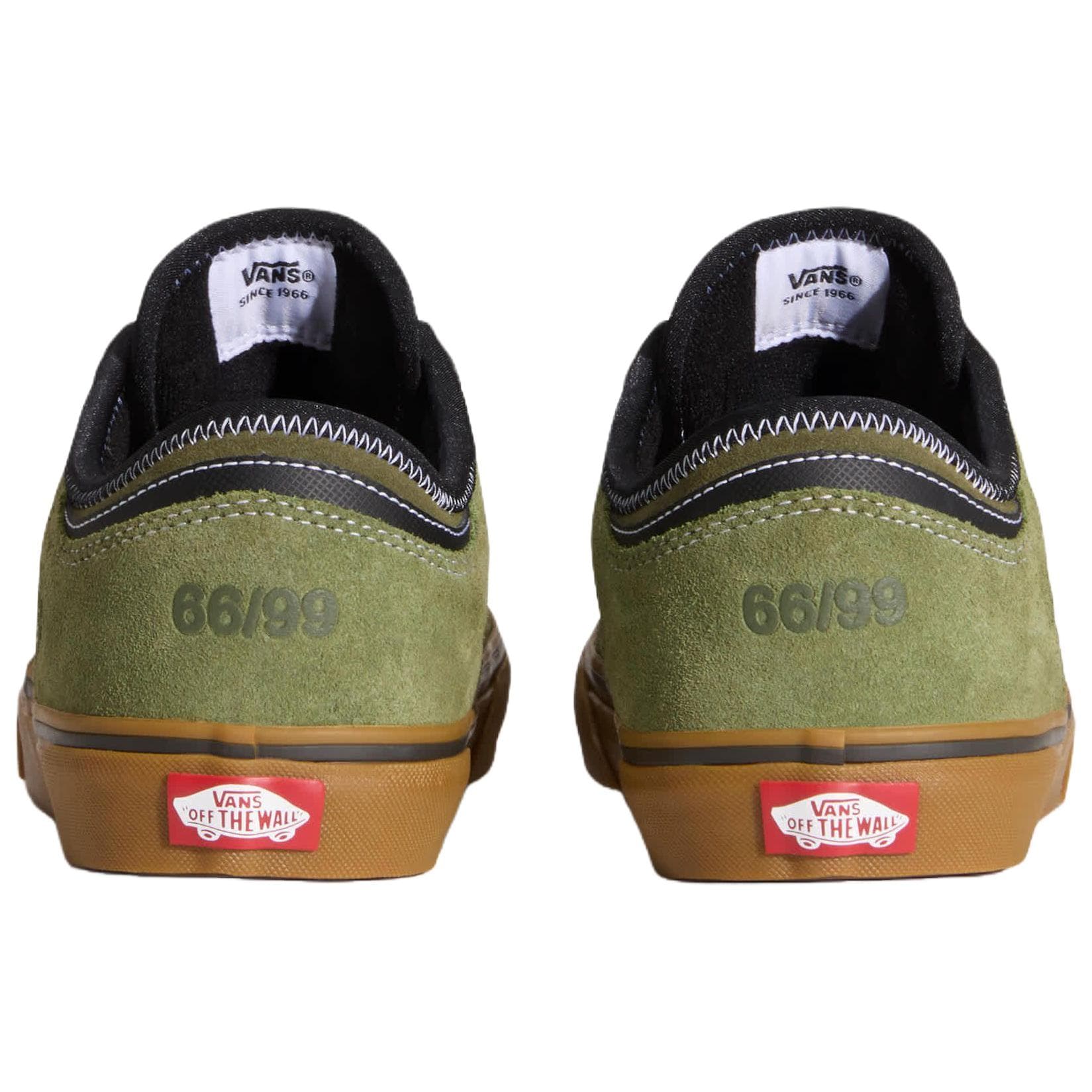 Кроссовки Vans Rowley Classic Скейтборд Кроссовки Унисекс Оливково-Зеленый Белый - изображение 3