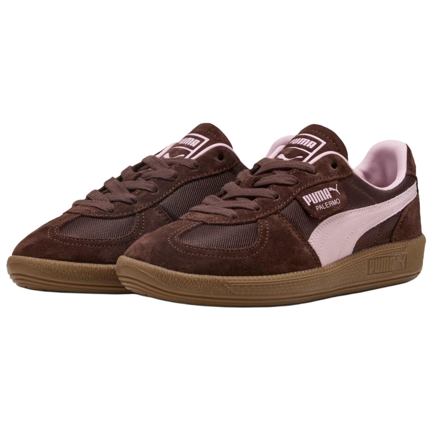 Кроссовки PUMA Palermo Vintage Немецкие армейские кроссовки Унисекс Шоколадно-коричневый - изображение 3