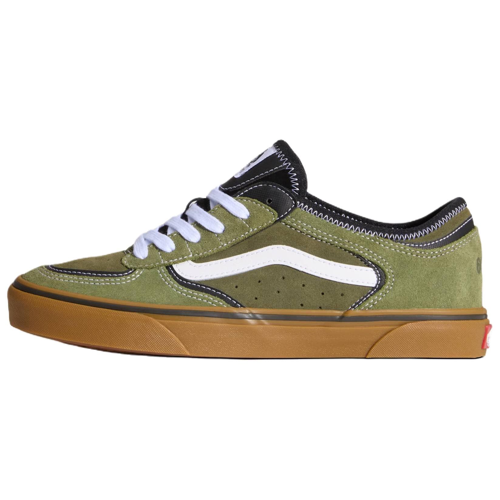 Кроссовки Vans Rowley Classic Скейтборд Кроссовки Унисекс Оливково-Зеленый Белый - изображение 1