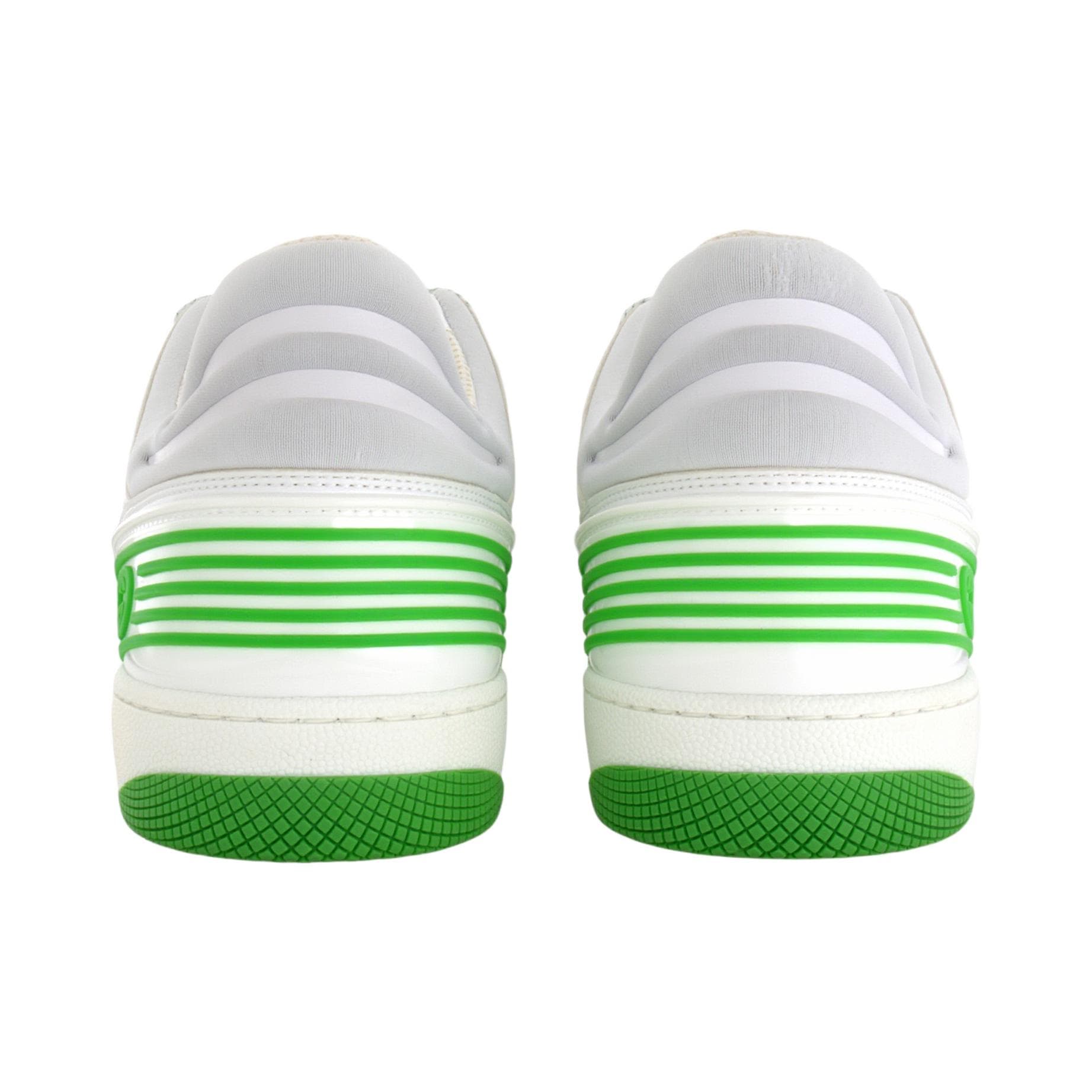 Кроссовки Gucci Basket Low White Green - изображение 5