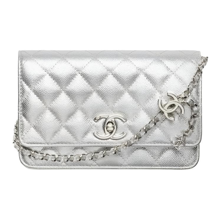 Сумка через плечо Chanel 25B Silver Crossbody - изображение 1