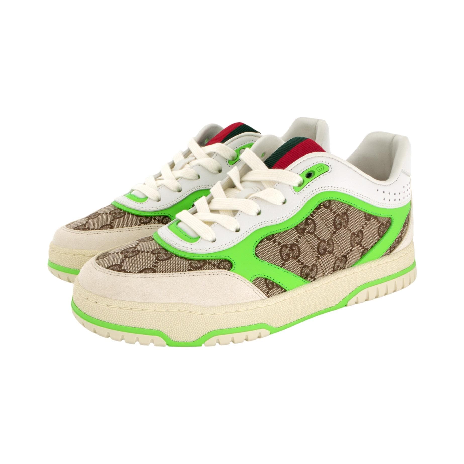 Кроссовки Gucci Re-Web Low Top Sneakers Brown Green - изображение 3