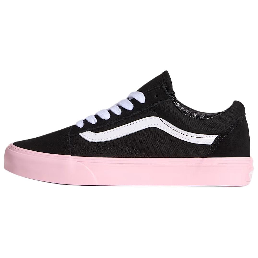 Кроссовки Vans Old Skool Low Топ Скейтборд Кроссовки Унисекс Черный Розовый - изображение 1