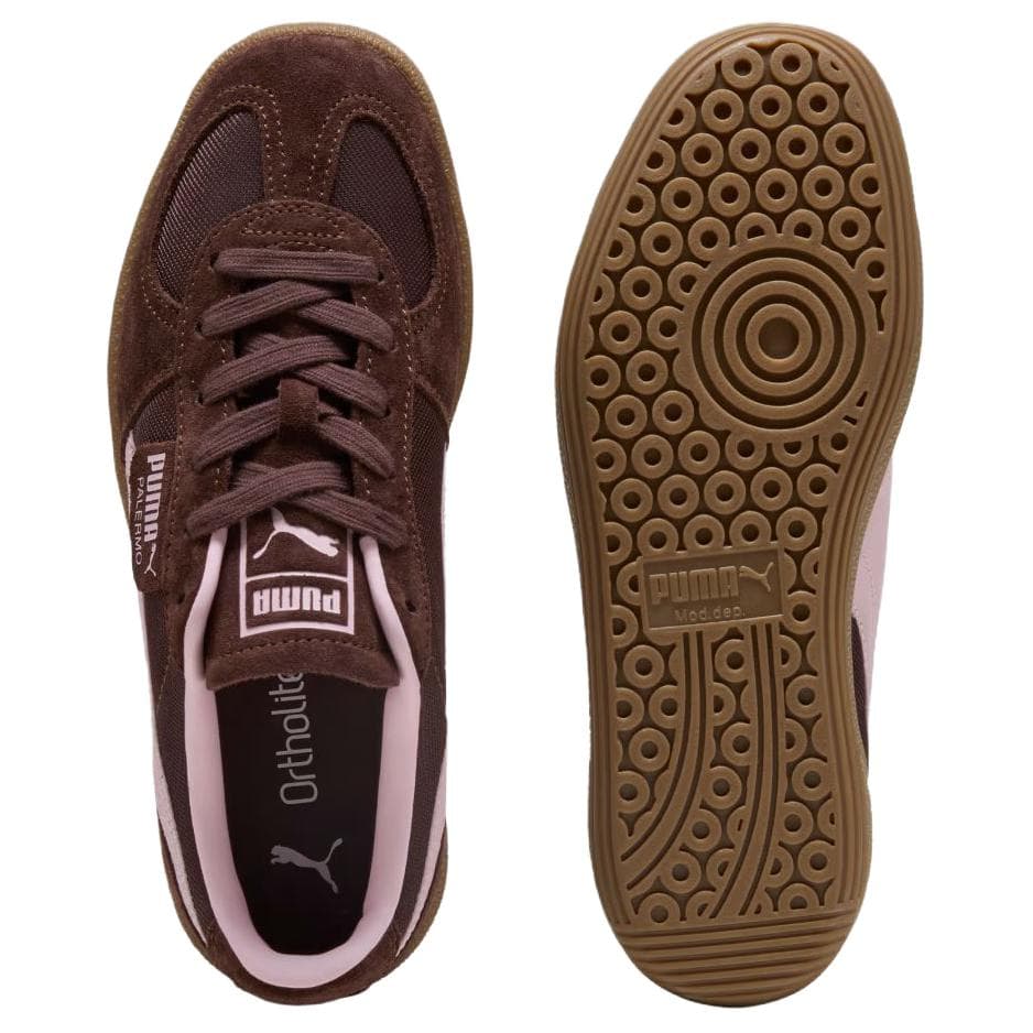 Кроссовки PUMA Palermo Vintage Немецкие армейские кроссовки Унисекс Шоколадно-коричневый - изображение 4