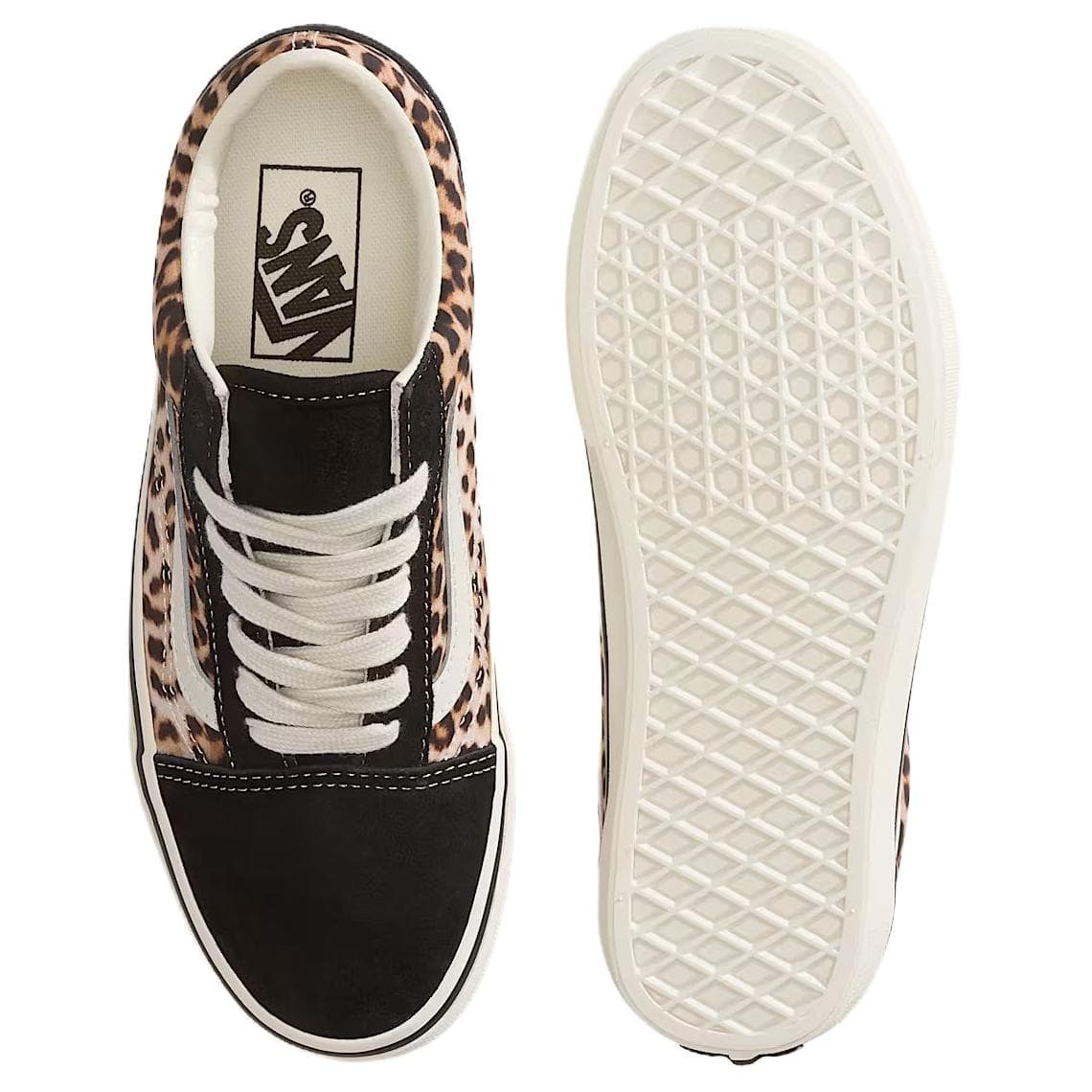 Кроссовки Vans Old Skool Низкие Скейтборд Обувь Унисекс Коричнево-черный - изображение 4