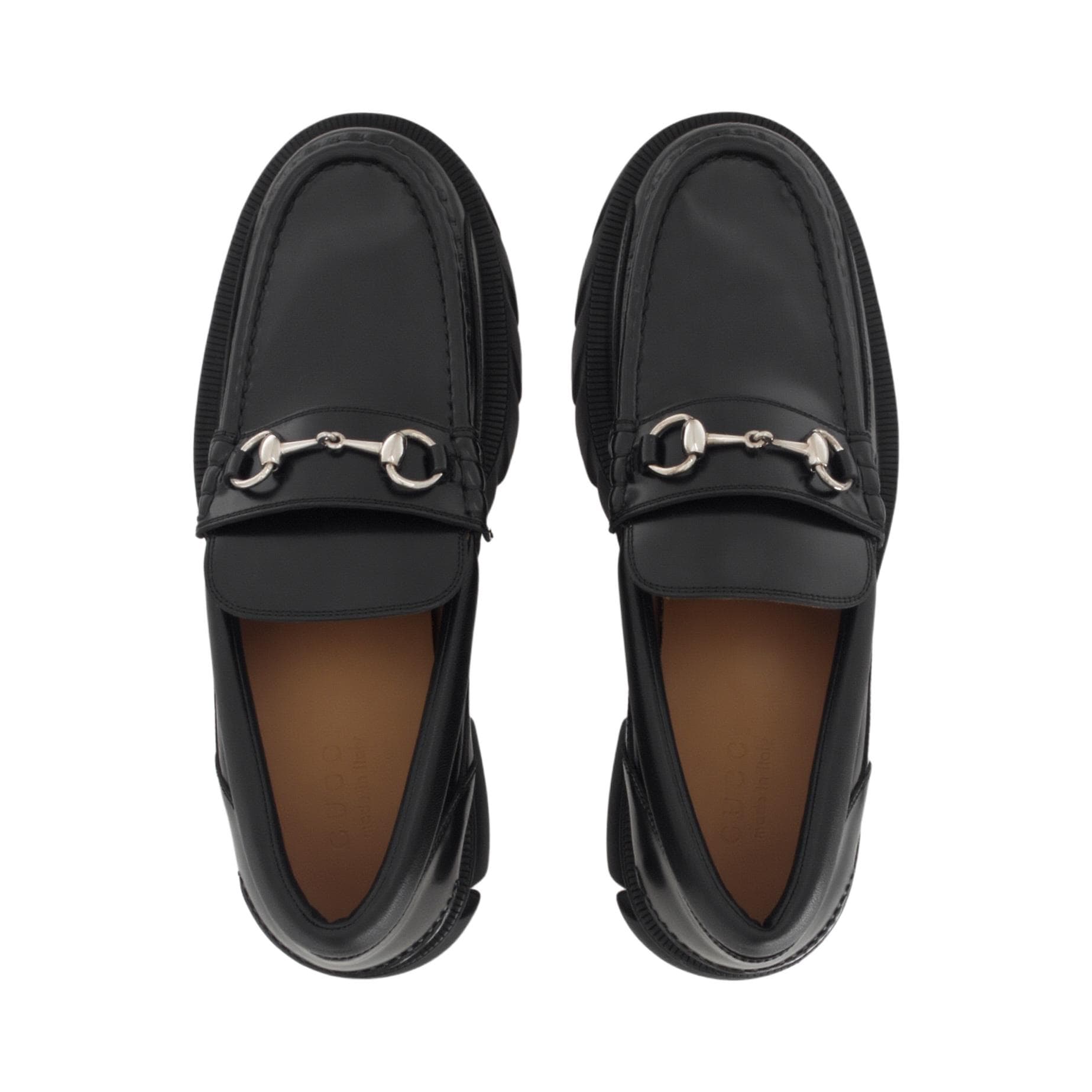 Лоферы Gucci Horsebit Loafer Black - изображение 4