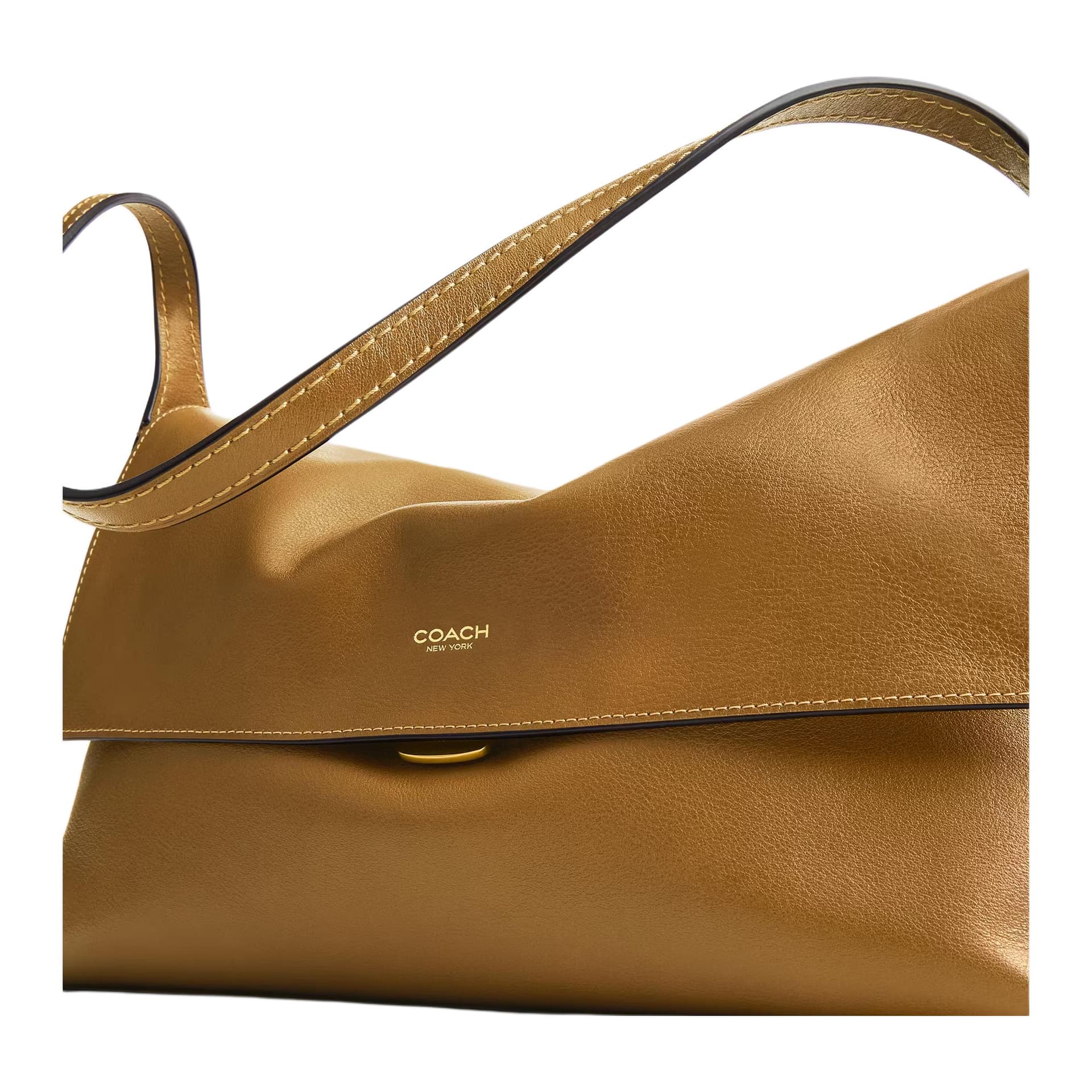 Мини-сумка Coach Челси Коровья кожа Сумка на плечо Большой Женские Светлый оливковый Зелёный - изображение 7