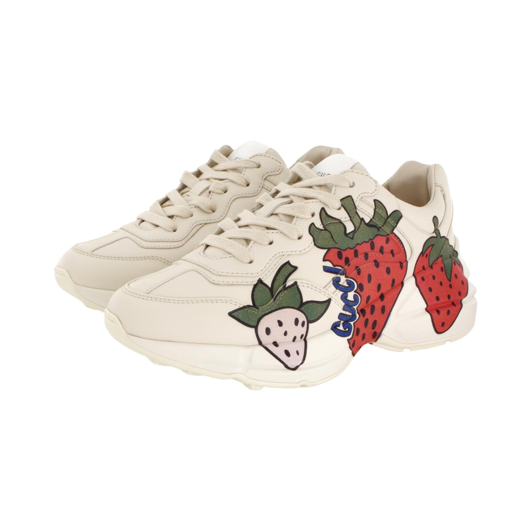 Кроссовки Gucci Rhyton Strawberry Red - изображение 3