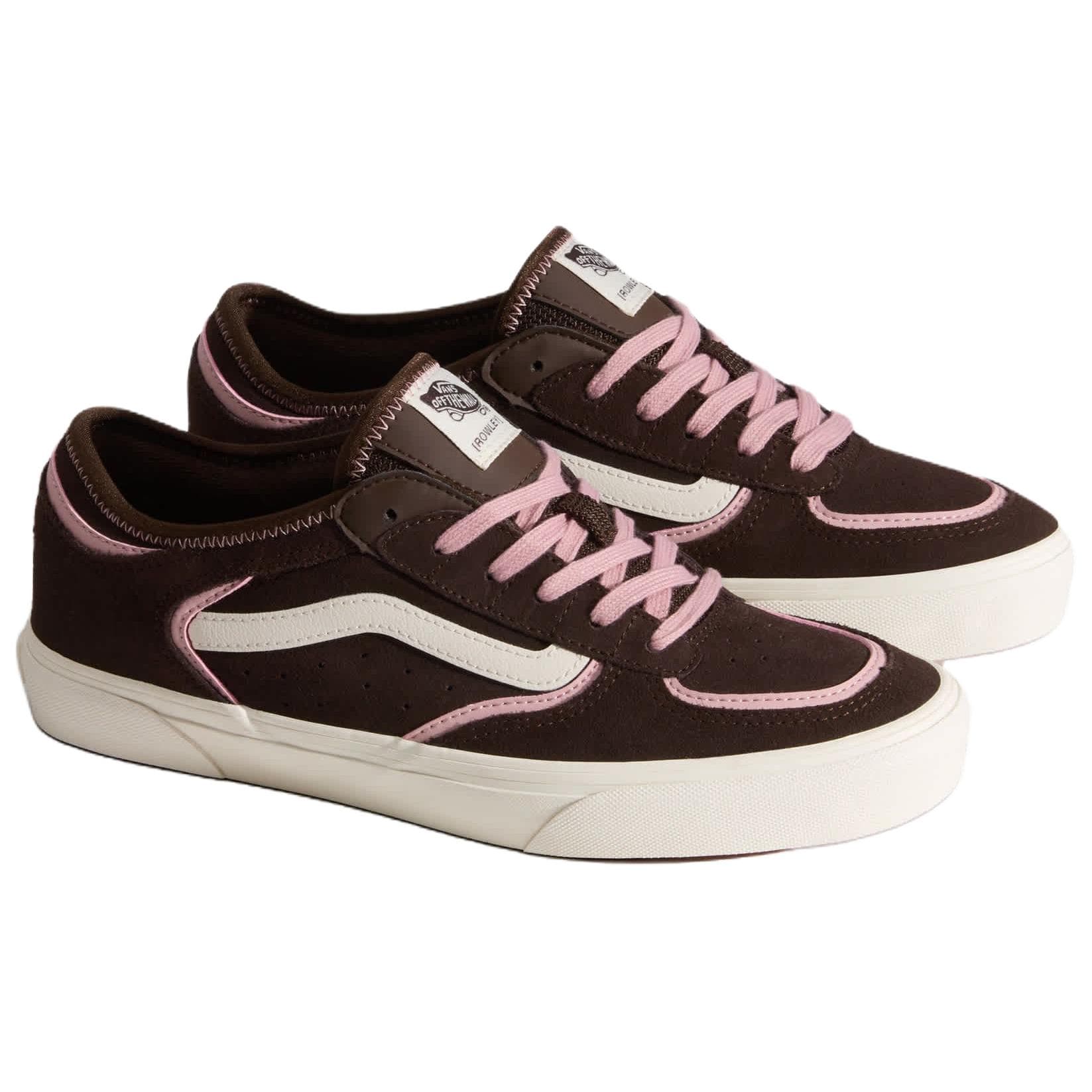 Кроссовки Vans Rowley Classic Скейтборд Обувь Унисекс Шоколадно-коричневый - изображение 2