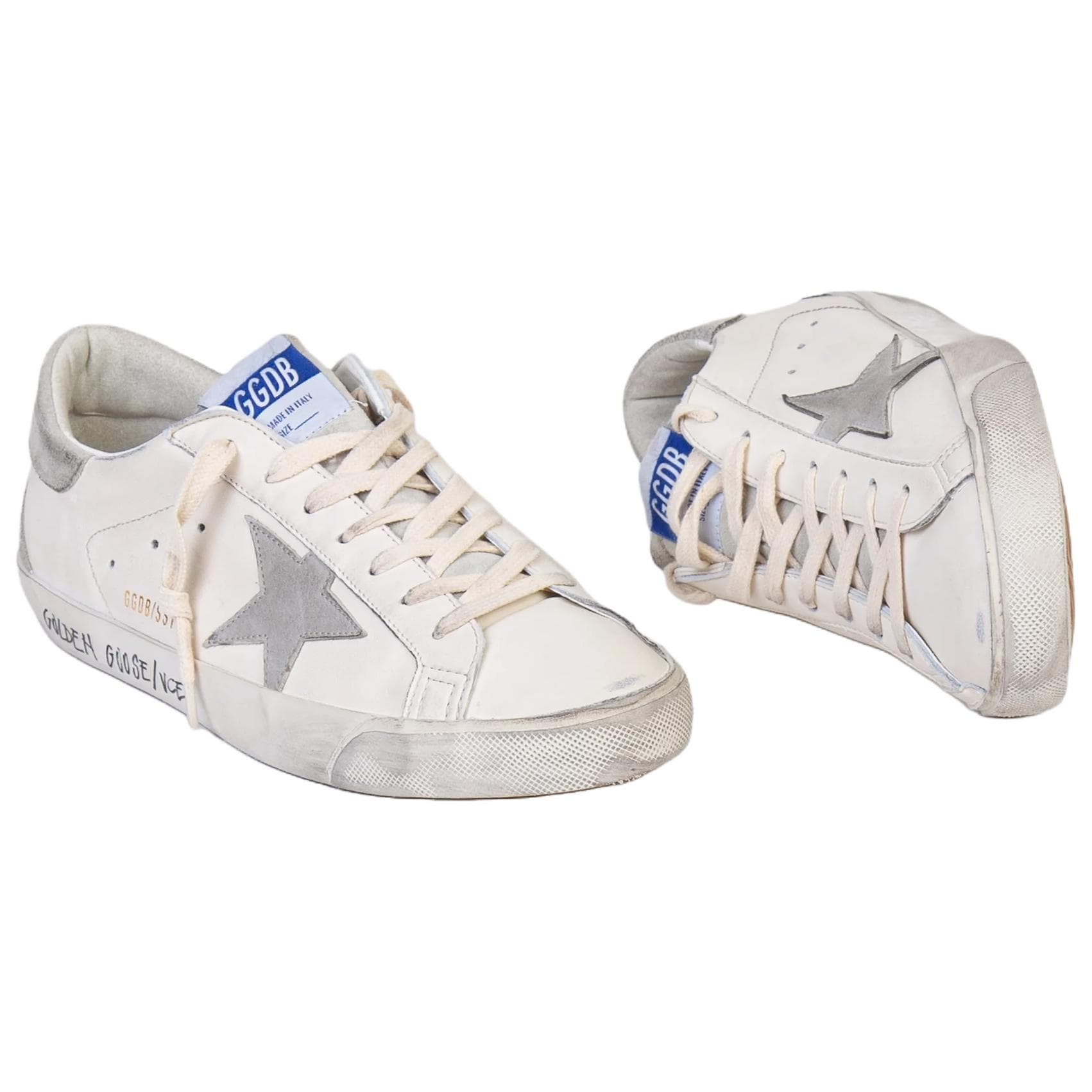 Кроссовки Golden Goose Super-Star Off White - изображение 3