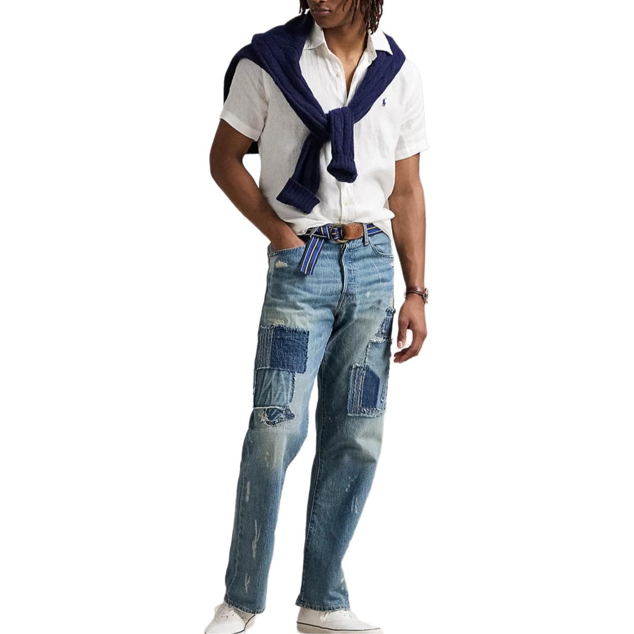Рубашка Polo Ralph Lauren SS25 Pony Logo Shirt White - изображение 2