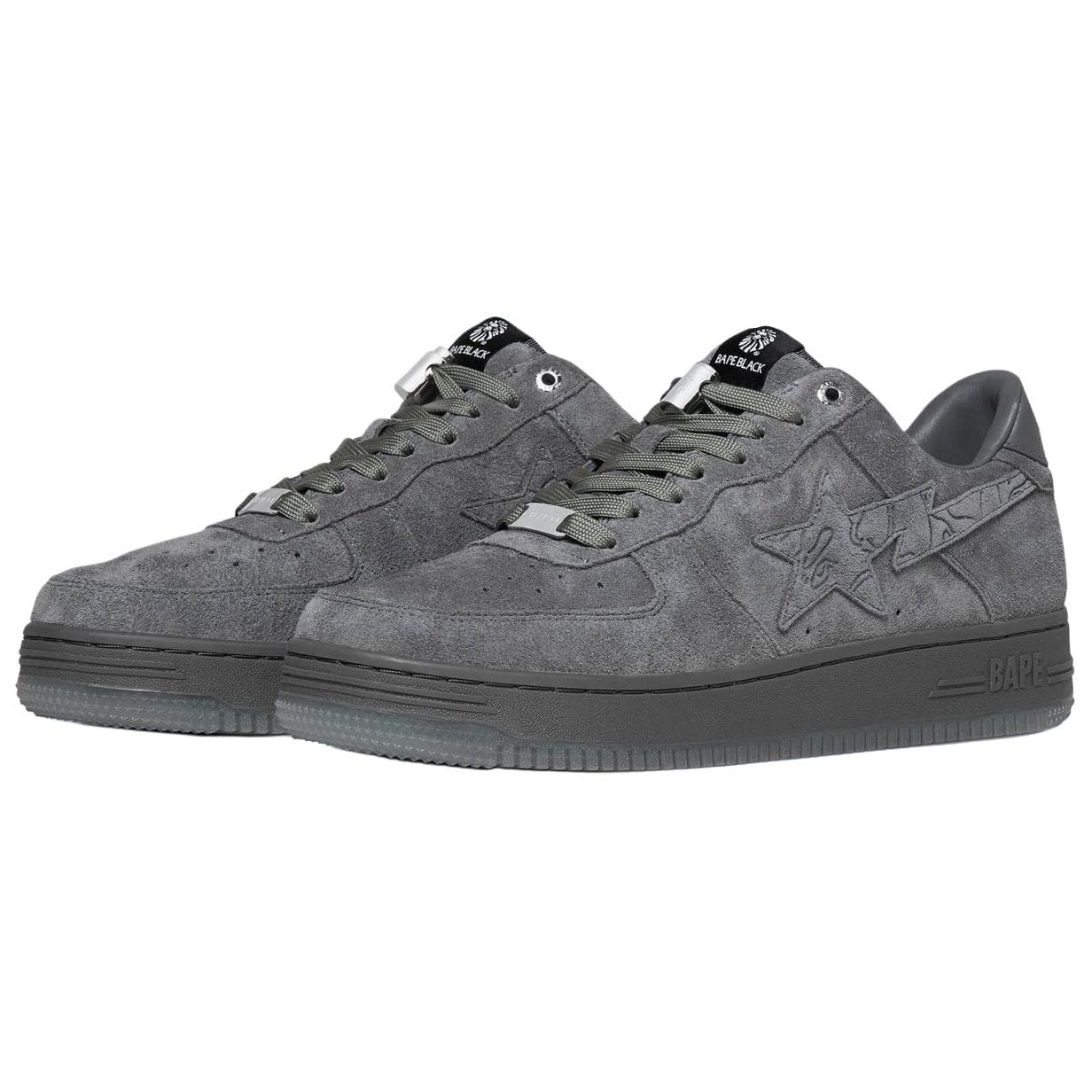 Кроссовки BAPE BLACK x A BATHING APE STA Grey - изображение 4