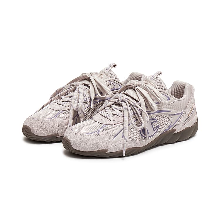 Кроссовки Champion Low Top Повседневная Обувь Женская Призрачный Облако Фиолетовый Серый Тон Виноградный Фиолетовый - изображение 3