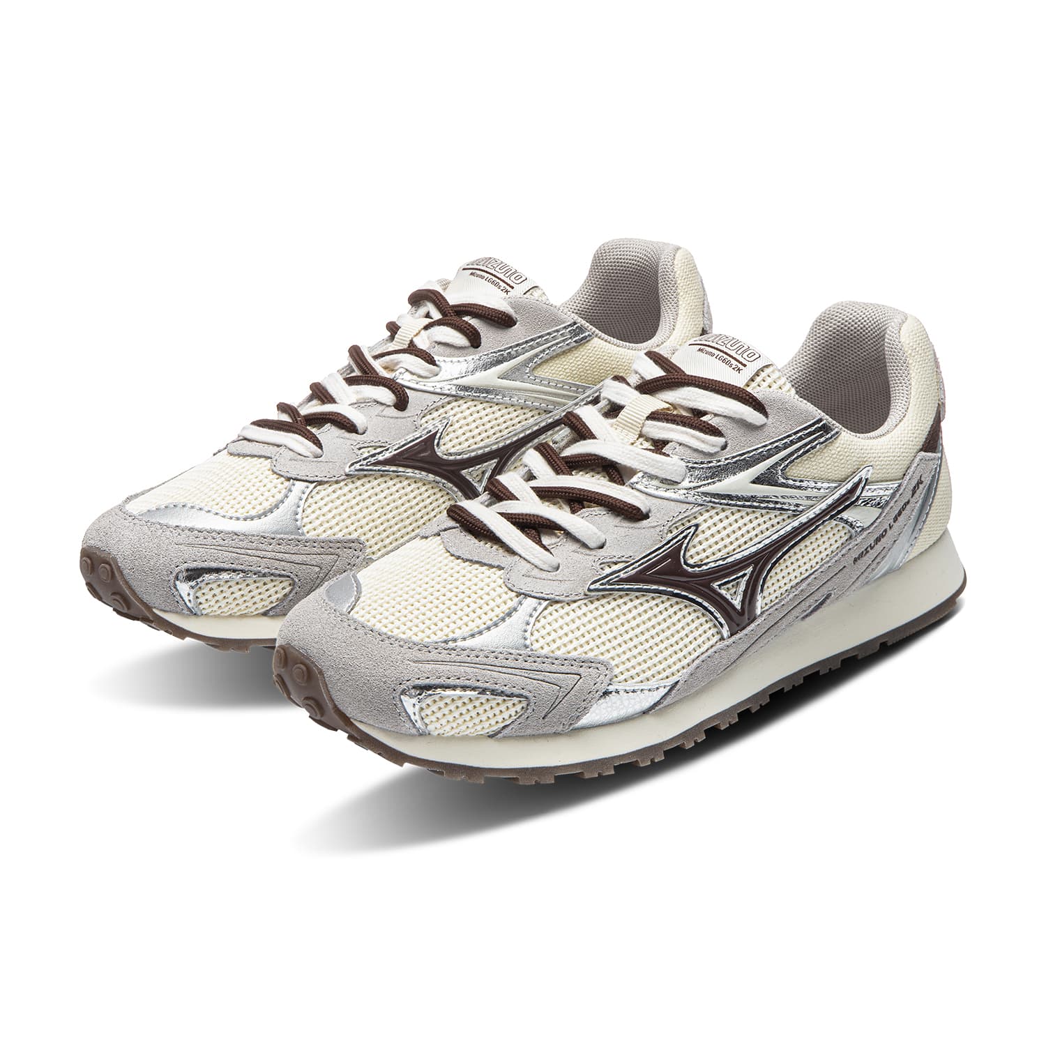 Кроссовки Mizuno LG 60S Low Топ Повседневная обувь Женские Серо-серебристый - изображение 4