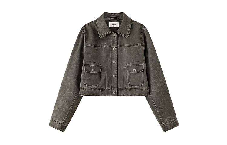 CHUU Carbon Gray Женское короткое пальто - изображение 1