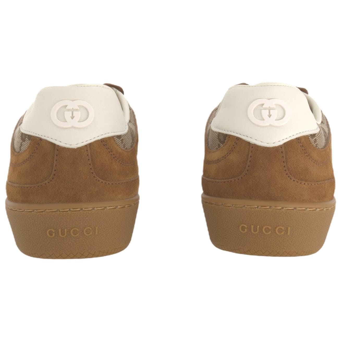 Кроссовки Gucci Brown Low-Top Sneakers - изображение 5