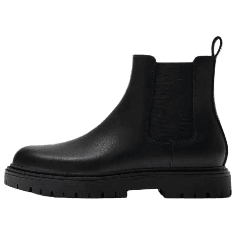 Ботинки челси ZARA PU (полиуретан) Челси Мужской Черный - изображение 1