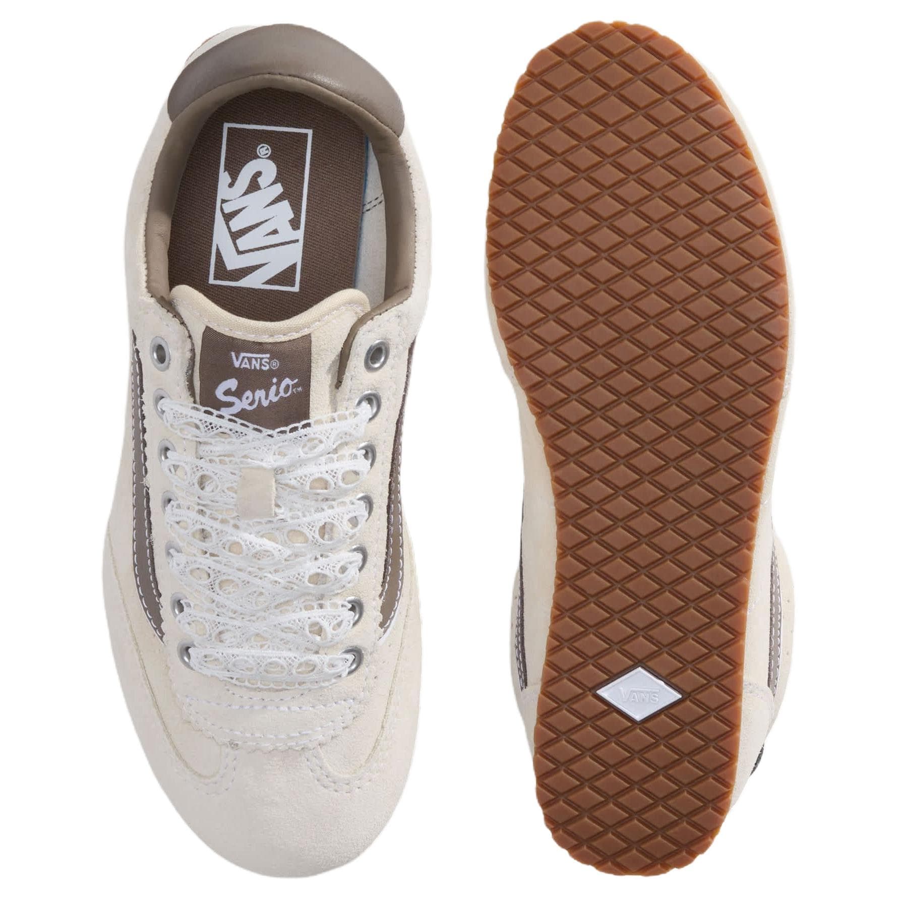 Кроссовки Vans Super Lowpro Низкий Топ Повседневная Обувь Унисекс Бежевый - изображение 4