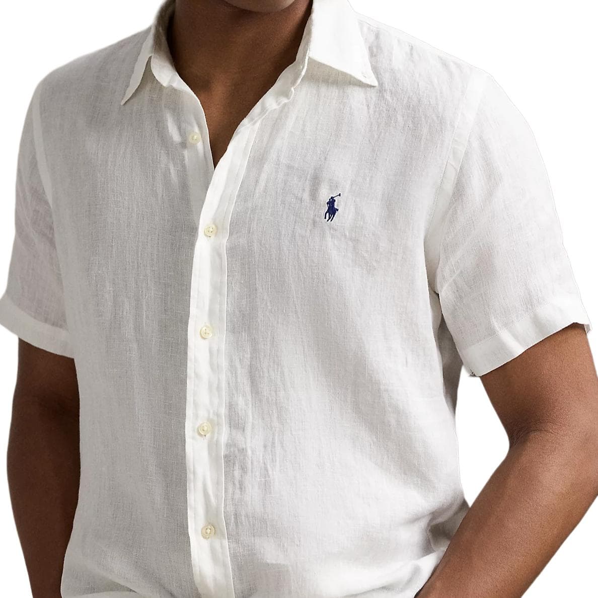 Рубашка Polo Ralph Lauren SS25 Pony Logo Shirt White - изображение 4