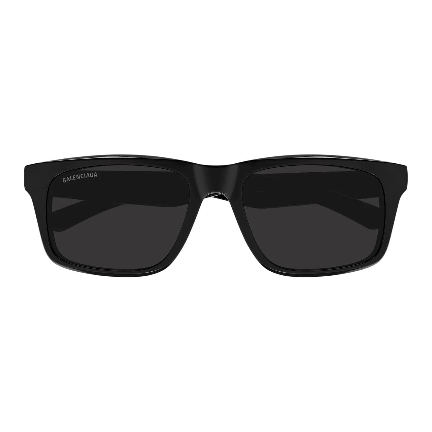 Солнцезащитные очки Balenciaga Переработанные ацетатные прямоугольные солнцезащитные очки мужские черные - изображение 2