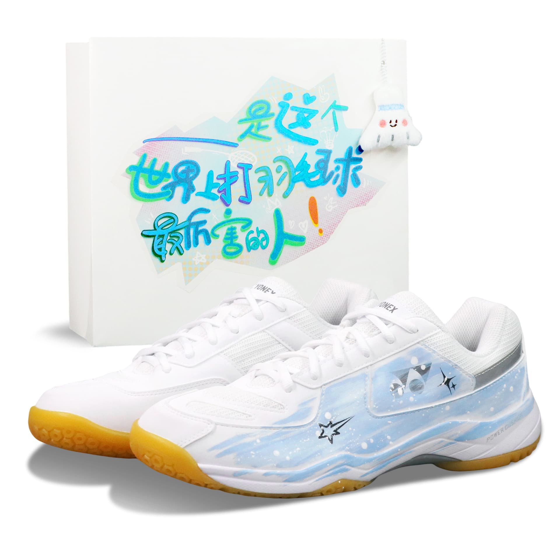 Кроссовки для бадминтона YONEX Power Cushion Dream Weaver Dawn Meteor - изображение 1