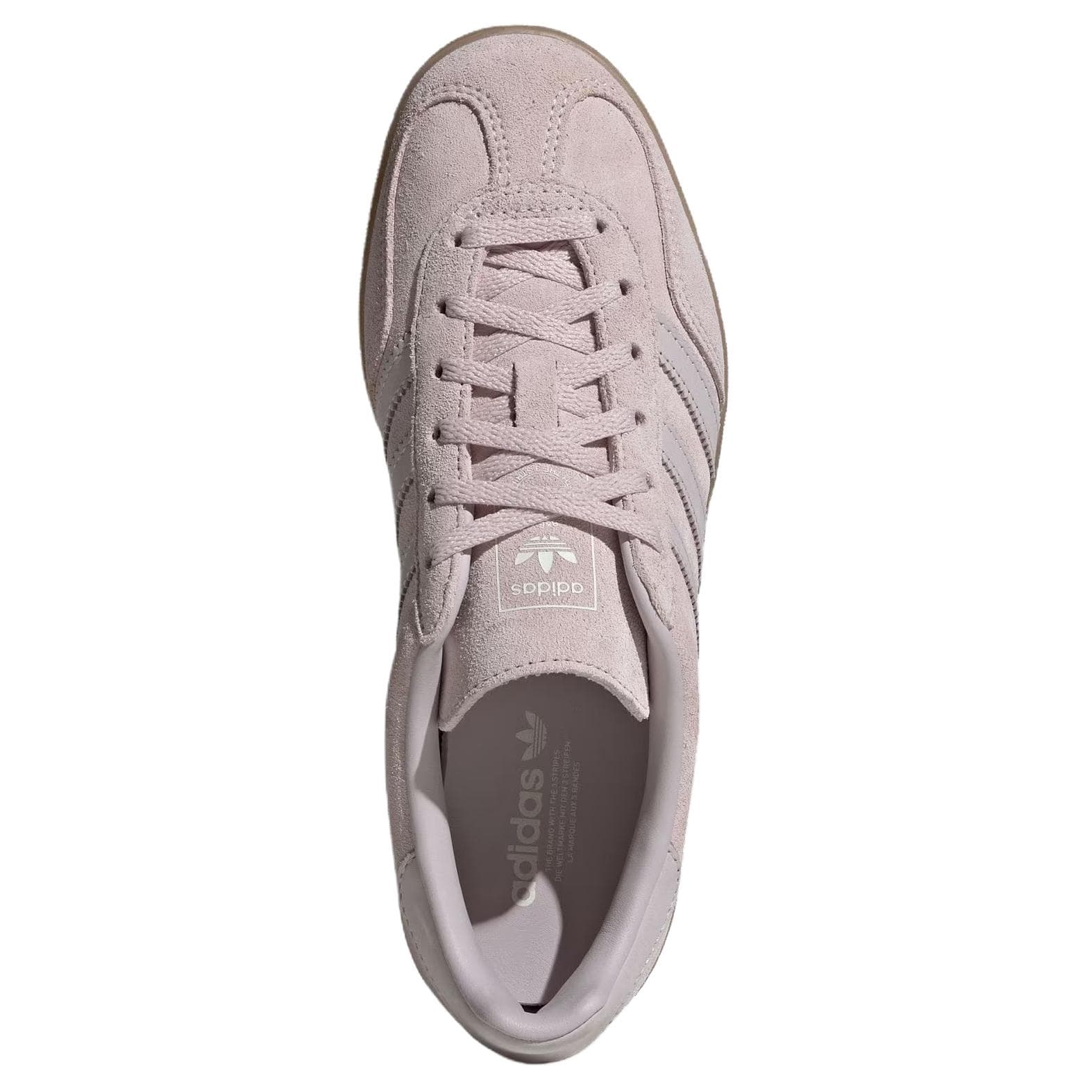 Кроссовки Adidas Originals GAZELLE INDOOR Кожаные кеды немецкой армии (GAT) Женские Розовые - изображение 4