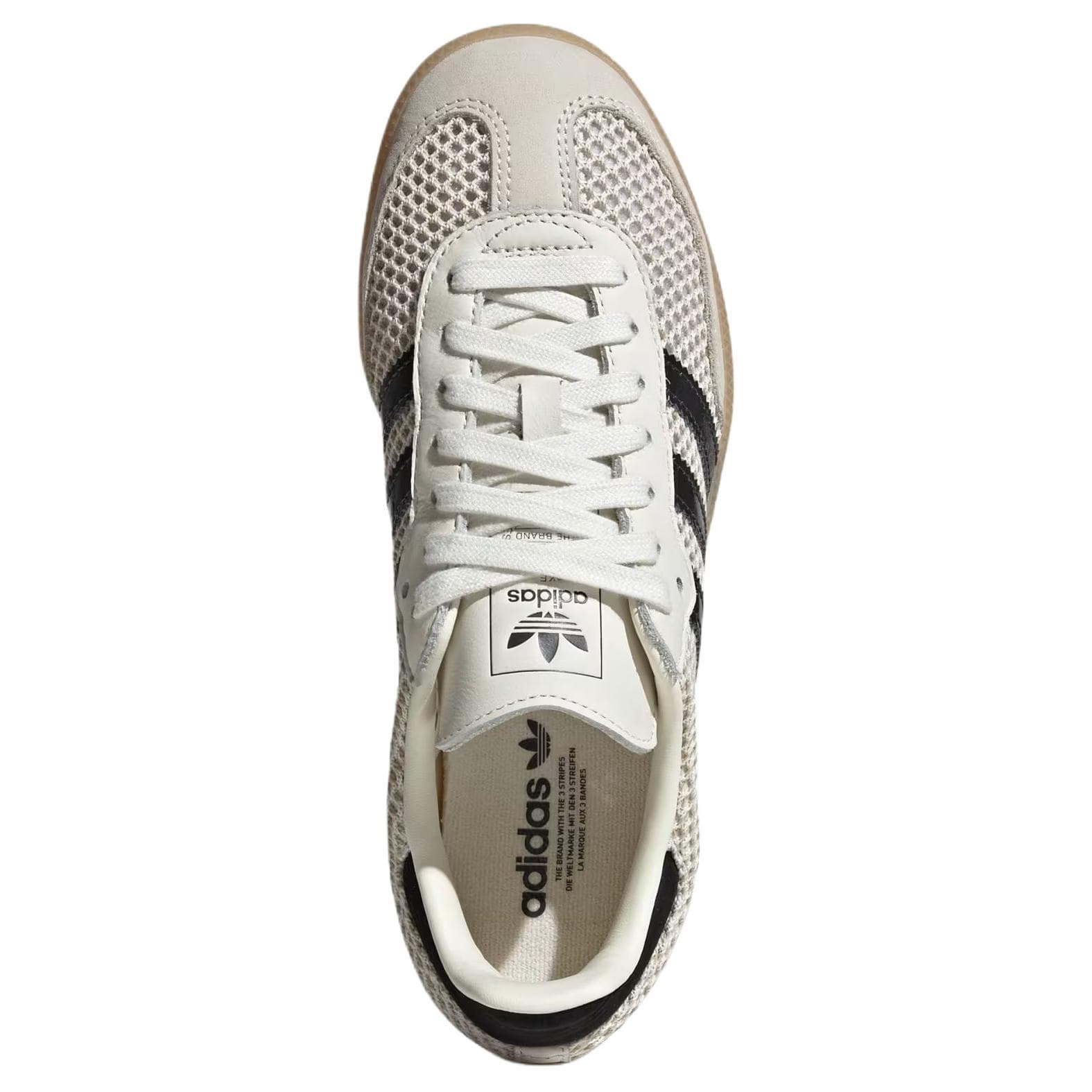 Кроссовки Adidas Originals Samba OG Low Топ Кеды немецкой армии (GAT) Женские Бежевый - изображение 4